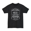 Jack Daniels Label Best Father Tee graphic t-shirt with funny saying