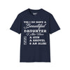 Yes I Do Have a Beautiful Daughter Warning Tee