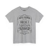 Jack Daniels Label Best Father Tee graphic t-shirt with funny saying