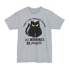 I Don't Like Morning People - Big & Tall Tee graphic t-shirt with funny saying