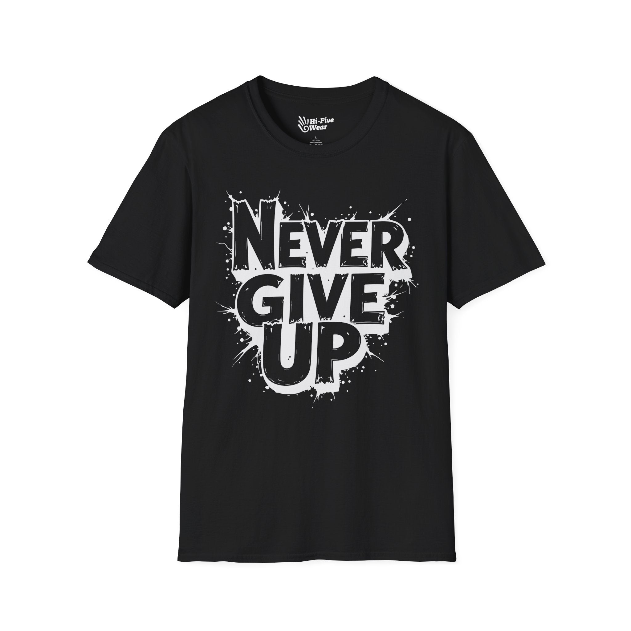 Never Give Up - Unisex Softstyle Tee