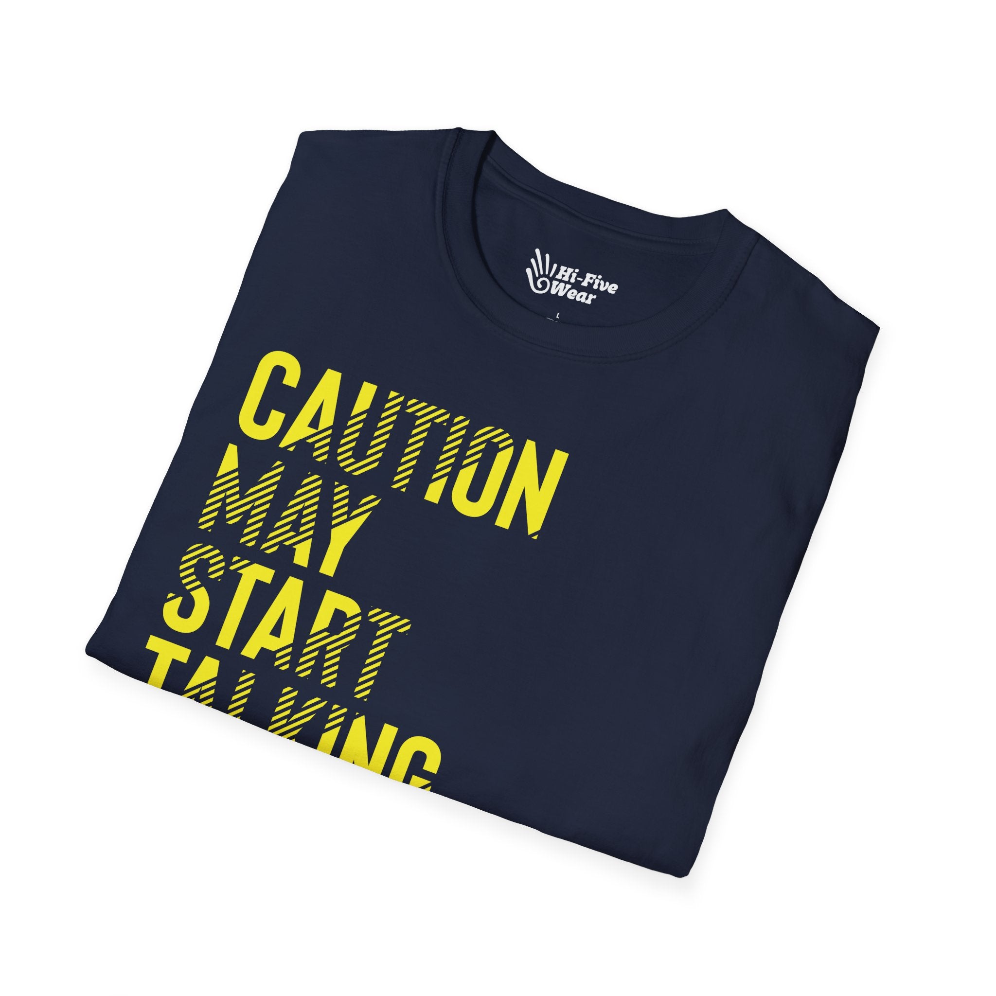 Caution May Start Talking About Cars - Unisex Softstyle Tee