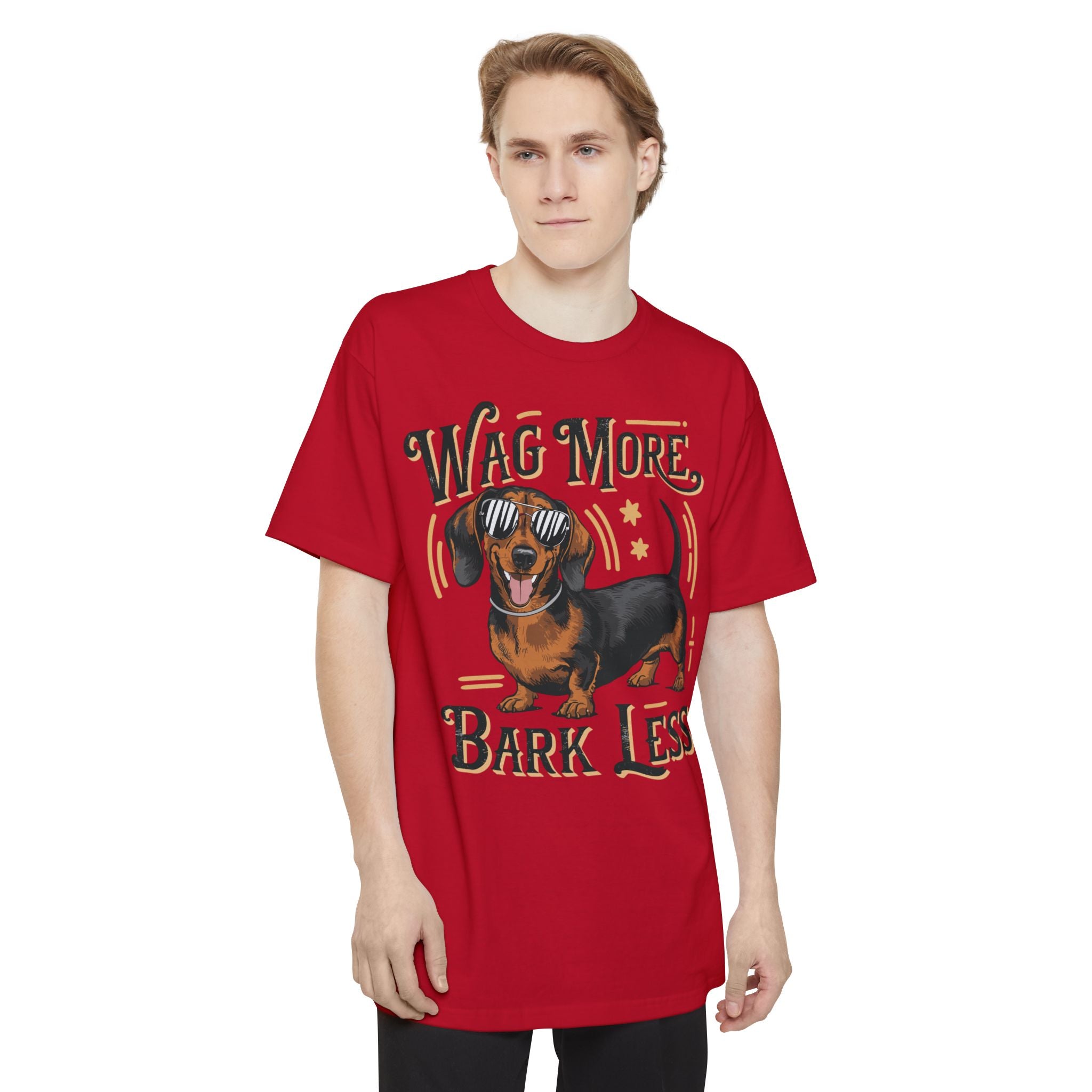 Wag More, Bark Less Dachsund Tee