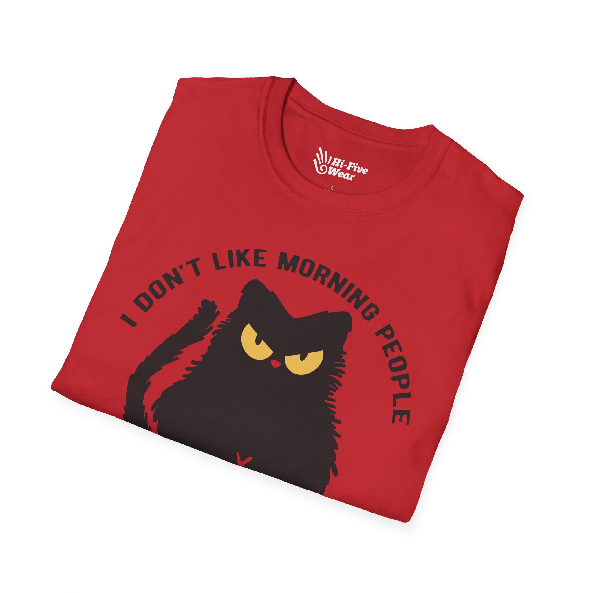 I Don't Like Morning People - Unisex Softstyle Tee