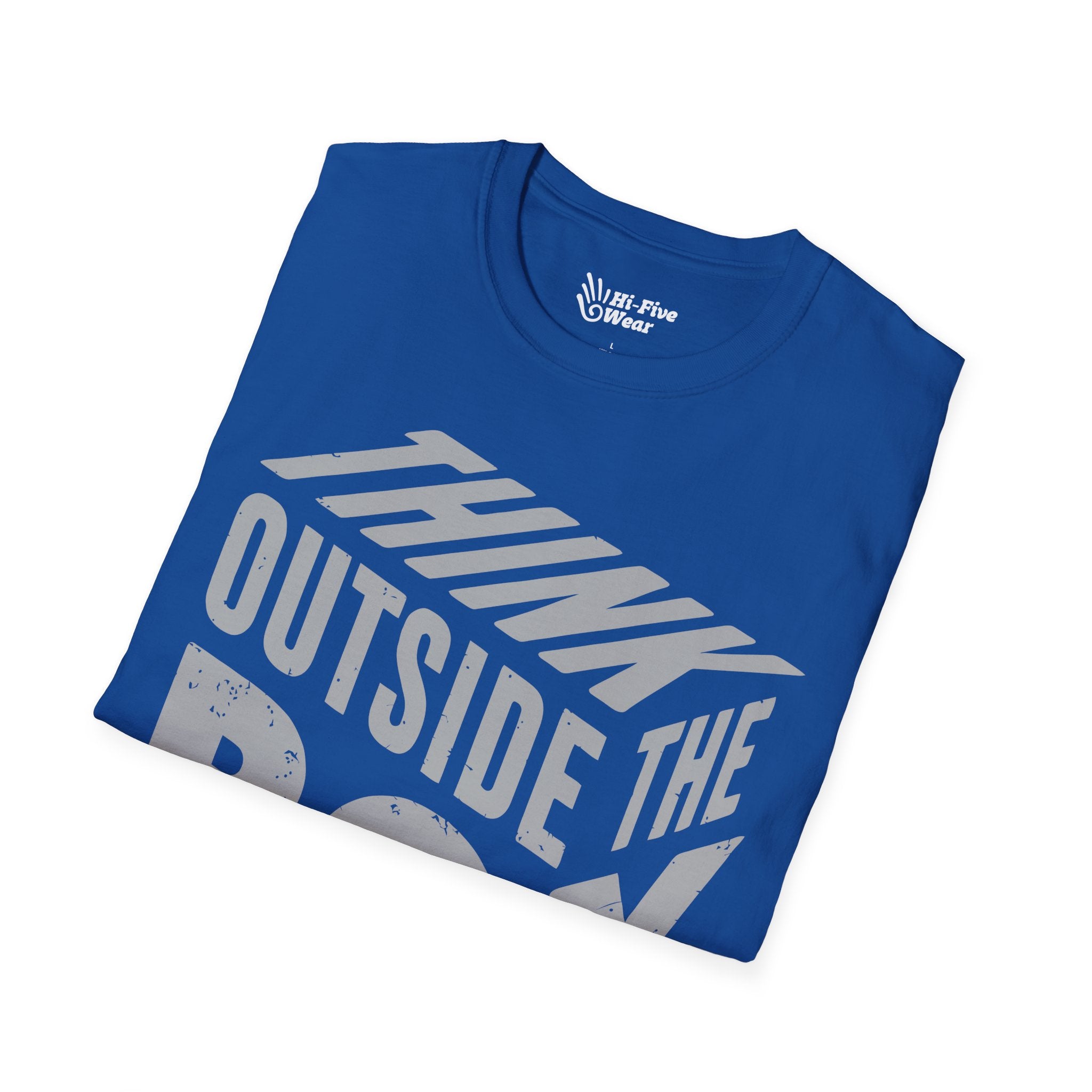 Think Outside The Box 3D  - Unisex Softstyle Tee