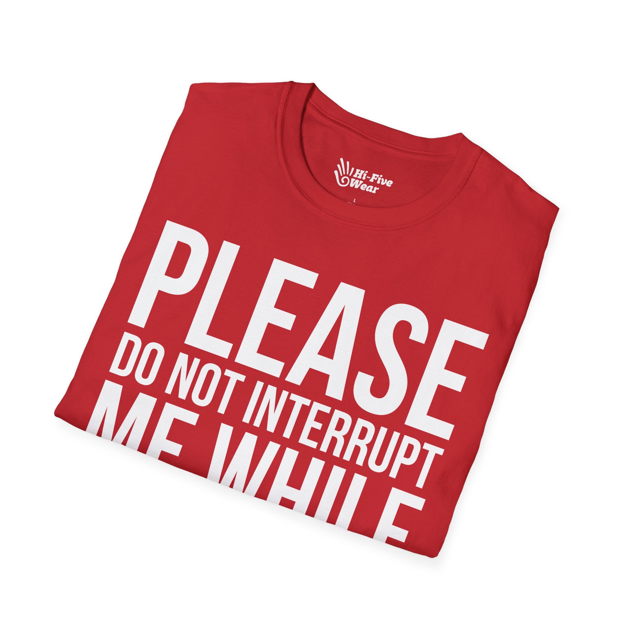 Please Don't Interrupt Me While I'm Ignoring You Tee