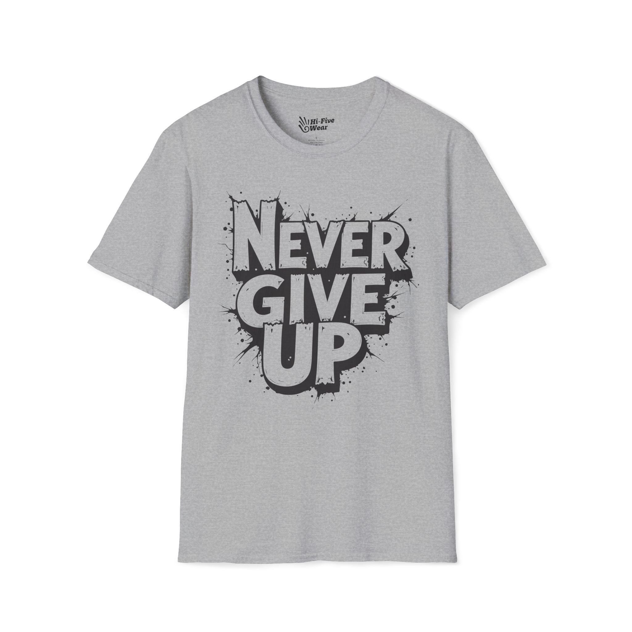 Never Give Up - Unisex Softstyle Tee