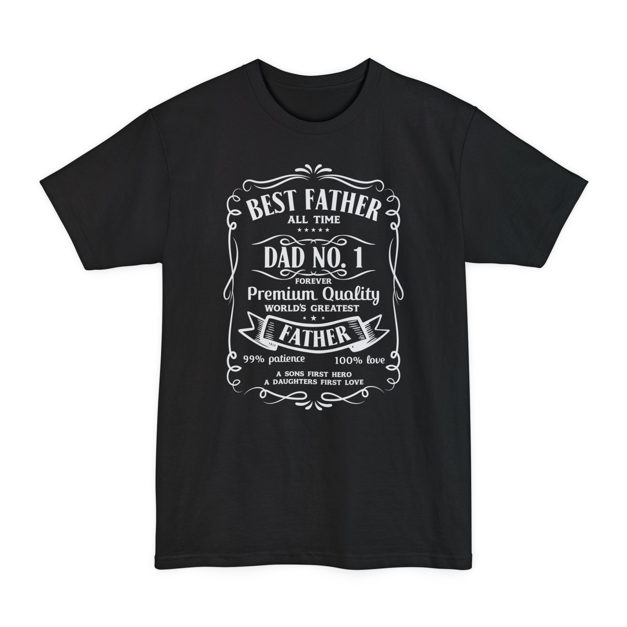 Jack Daniels Label Best Father Tee