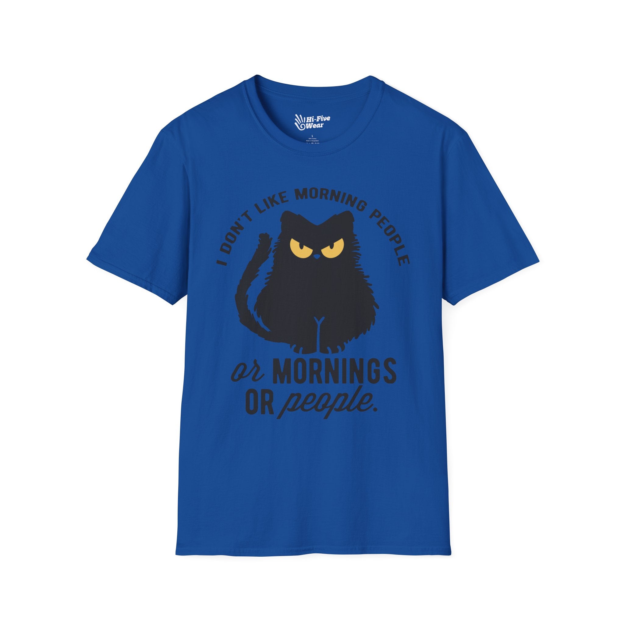 I Don't Like Morning People - Unisex Softstyle Tee