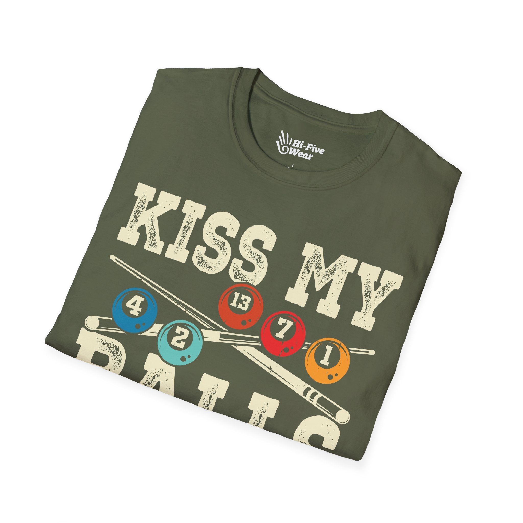 Kiss My Balls For Good Luck - Unisex Softstyle Tee