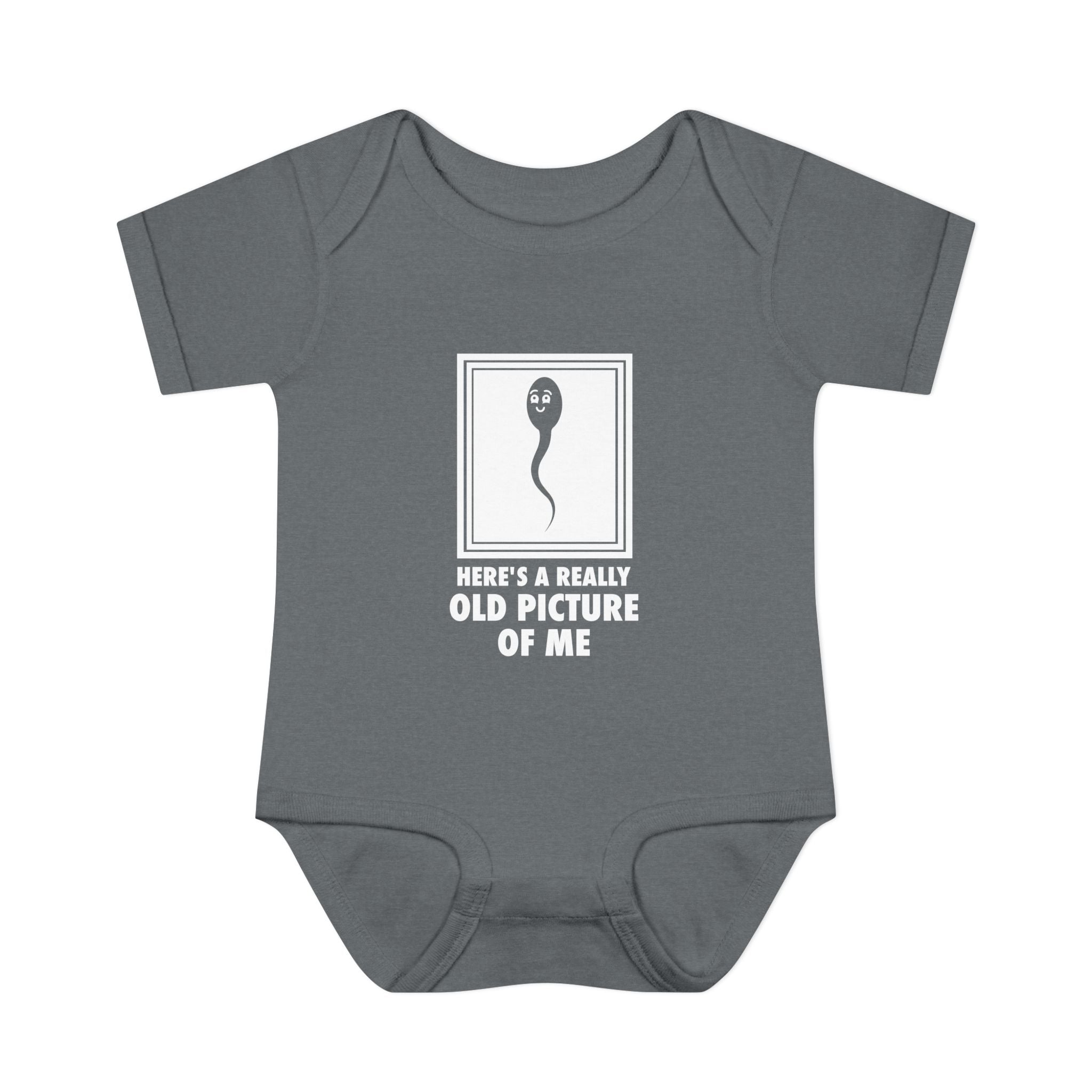 Here Is A Really Young Picture Of Me Baby Onesie