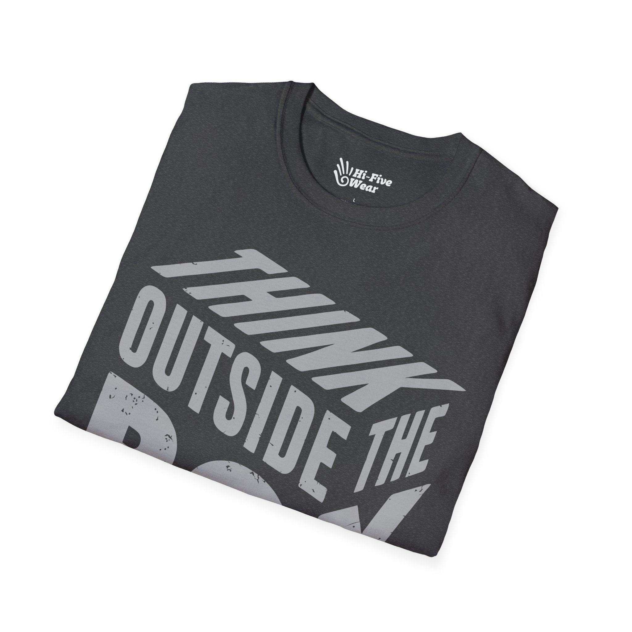 Think Outside The Box 3D  - Unisex Softstyle Tee
