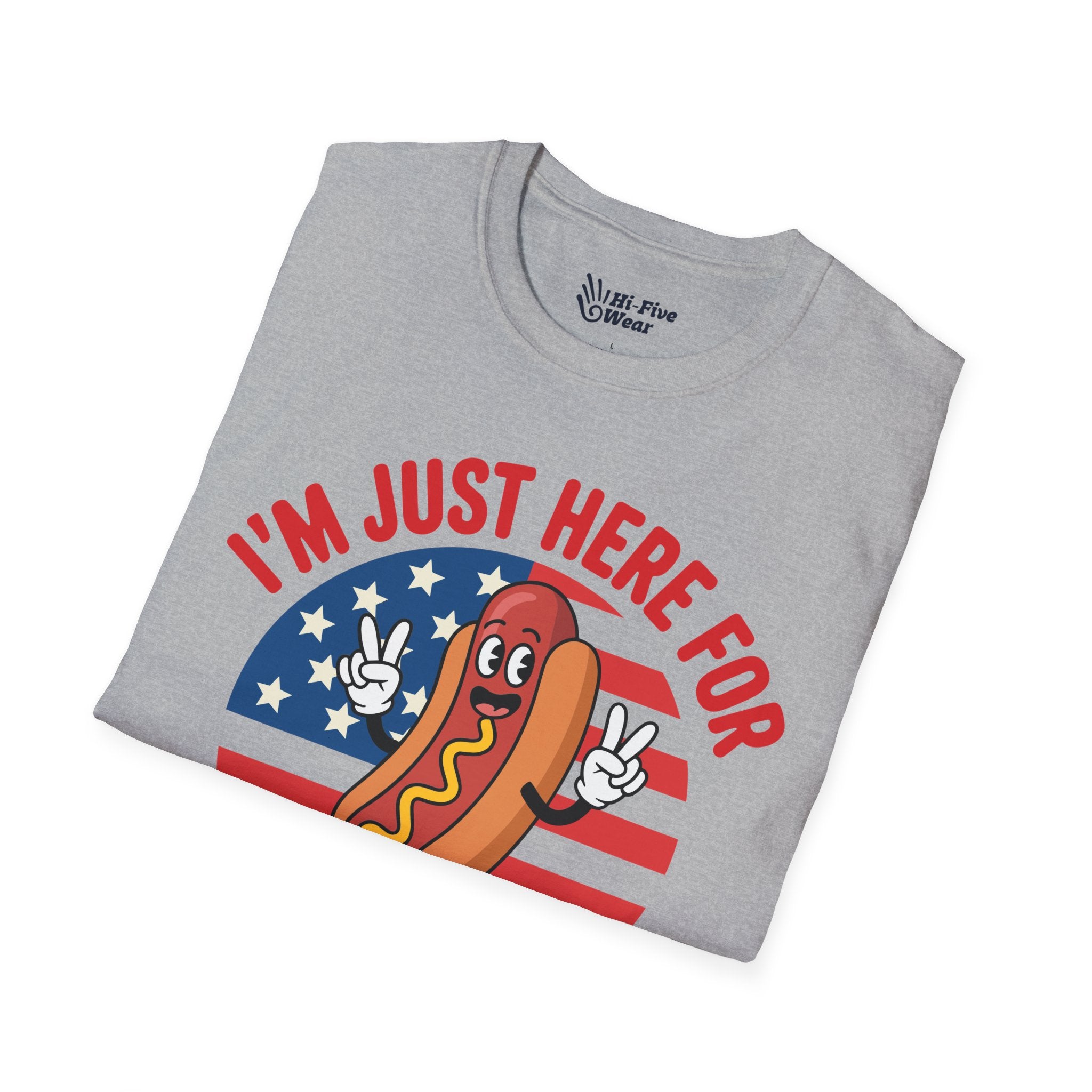 I'm Just Here For The Weiners - Softstyle Tee