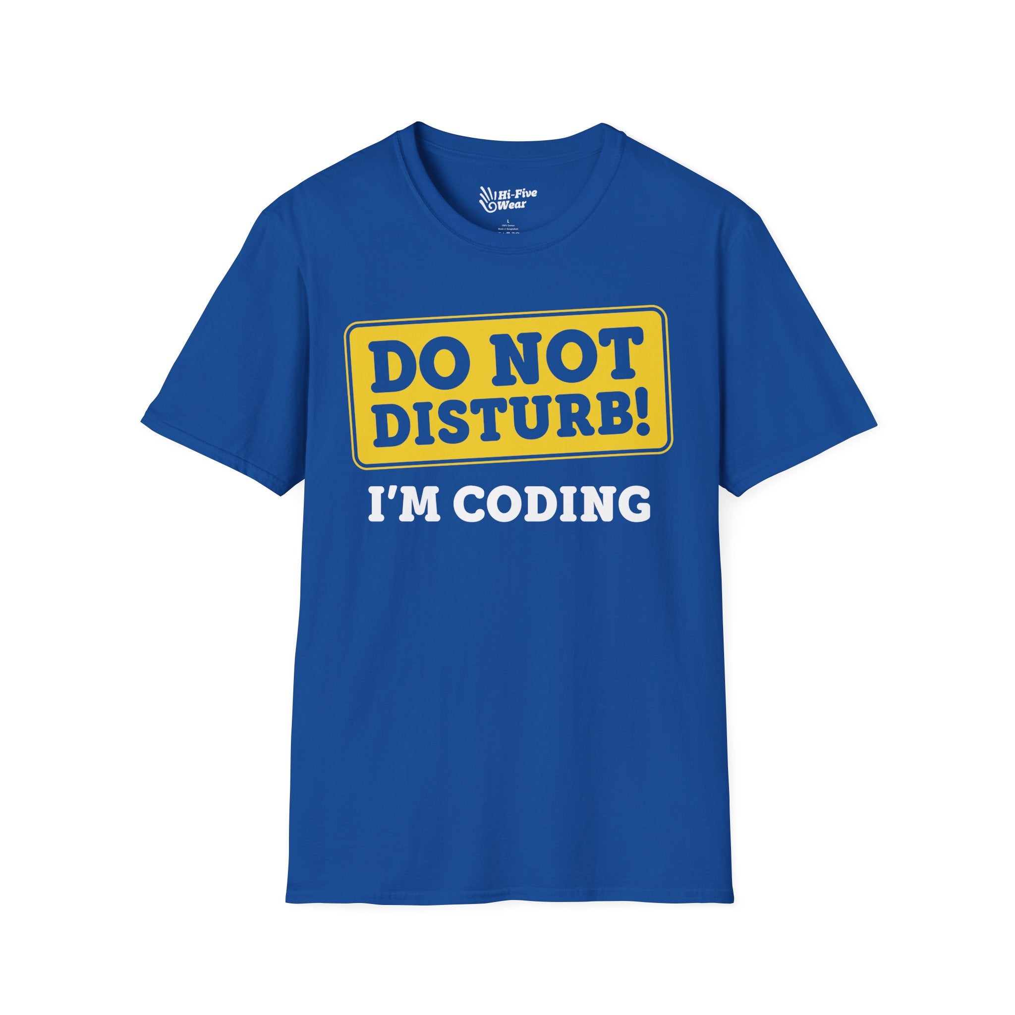 Do Not Disturb, I'm Coding Tee