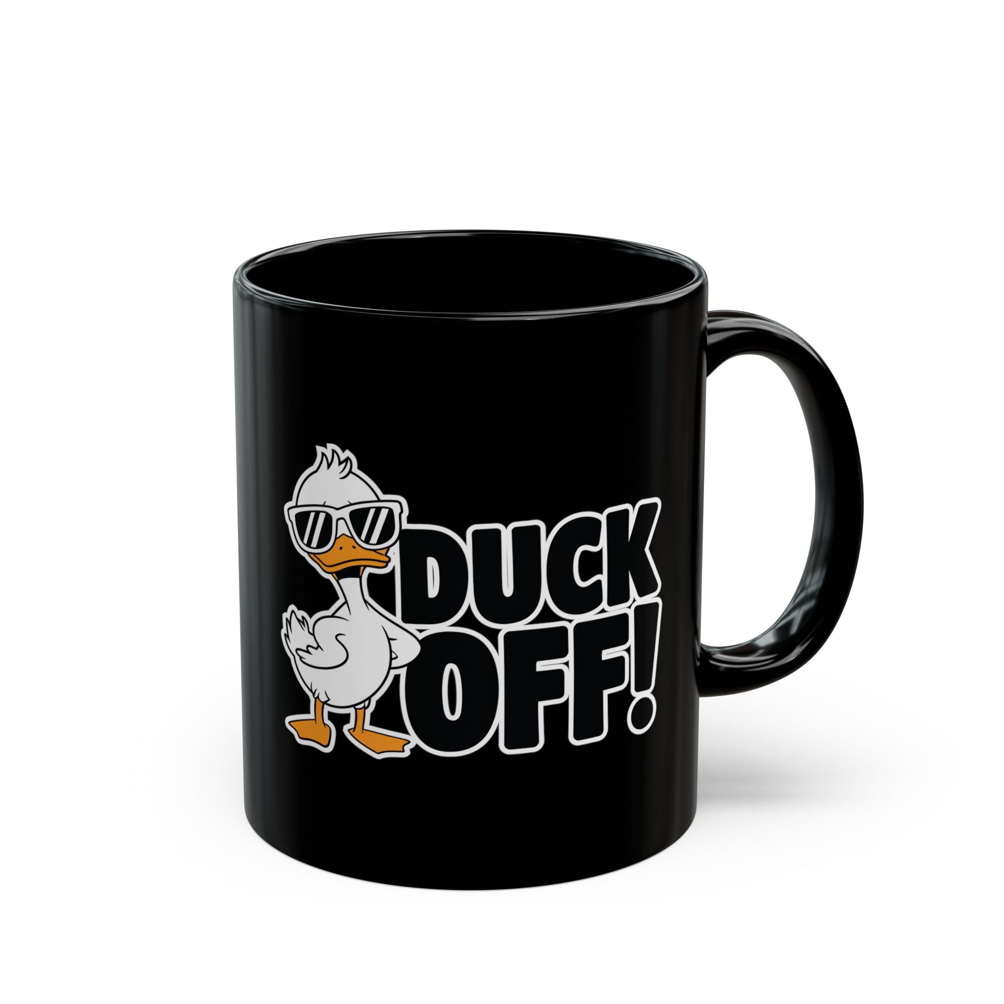 Duck Off - Coffee Mug (11oz & 15oz) ceramic coffee mug with funny saying