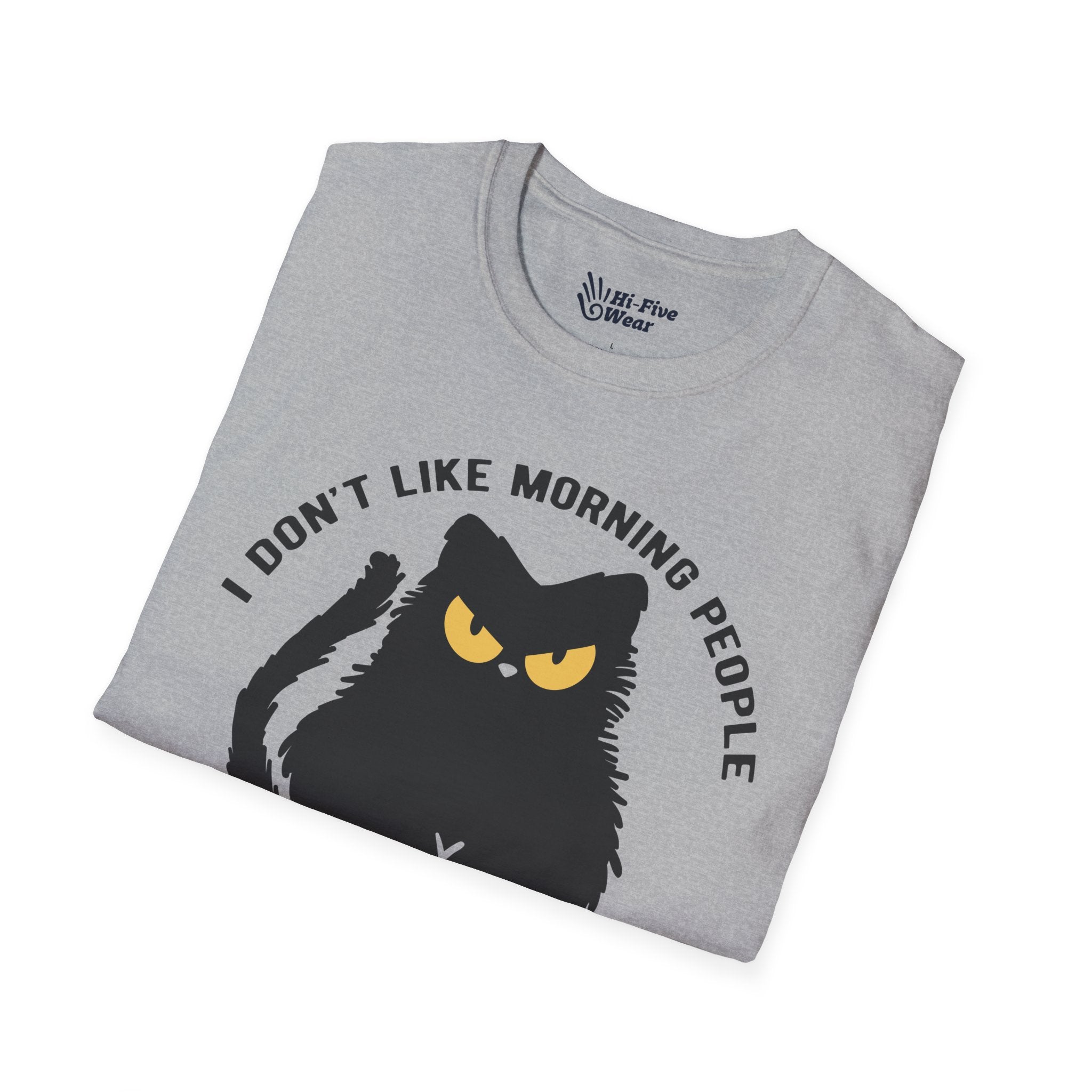 I Don't Like Morning People - Unisex Softstyle Tee