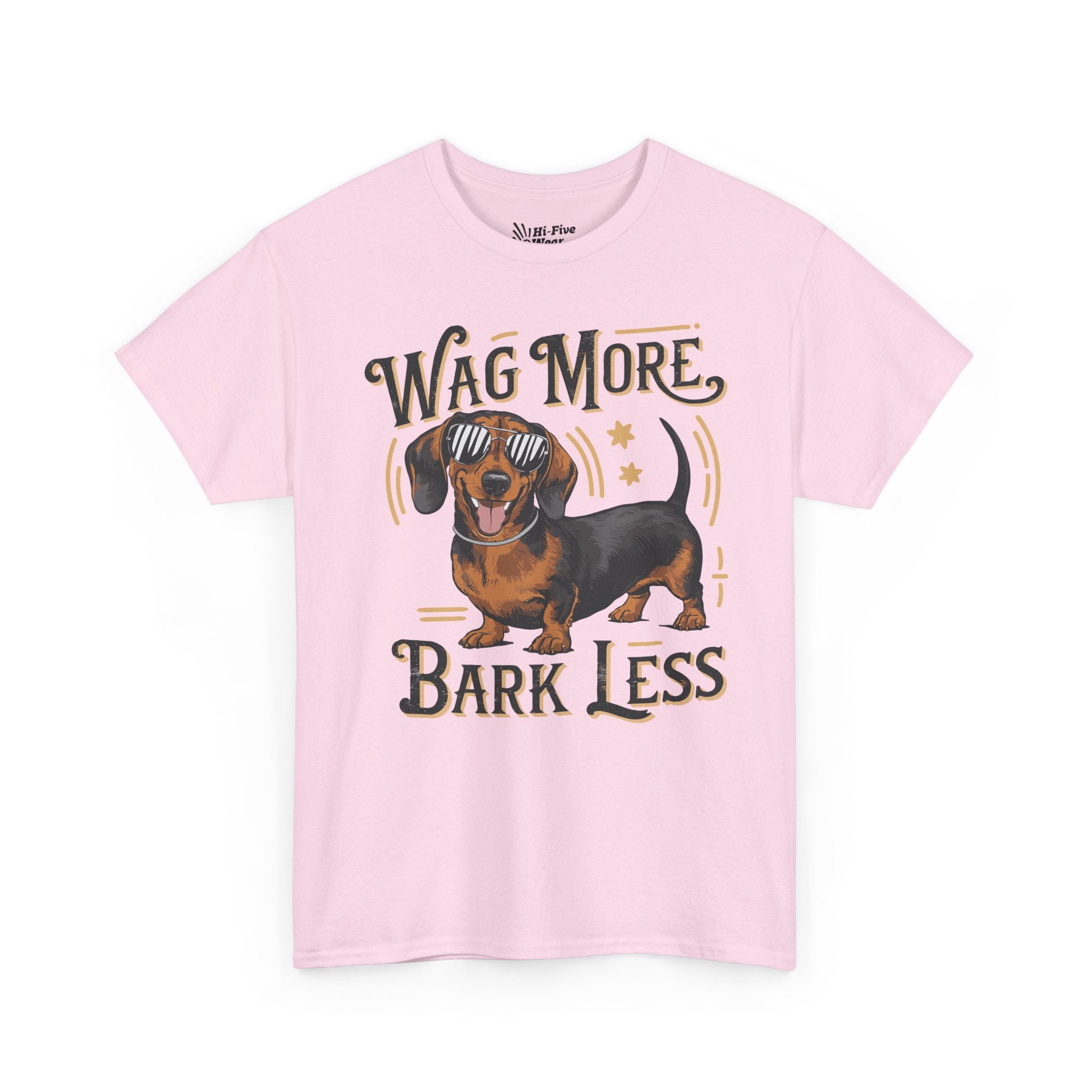 Wag More, Bark Less Dachsund Tee