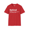 Retired Definition Tee