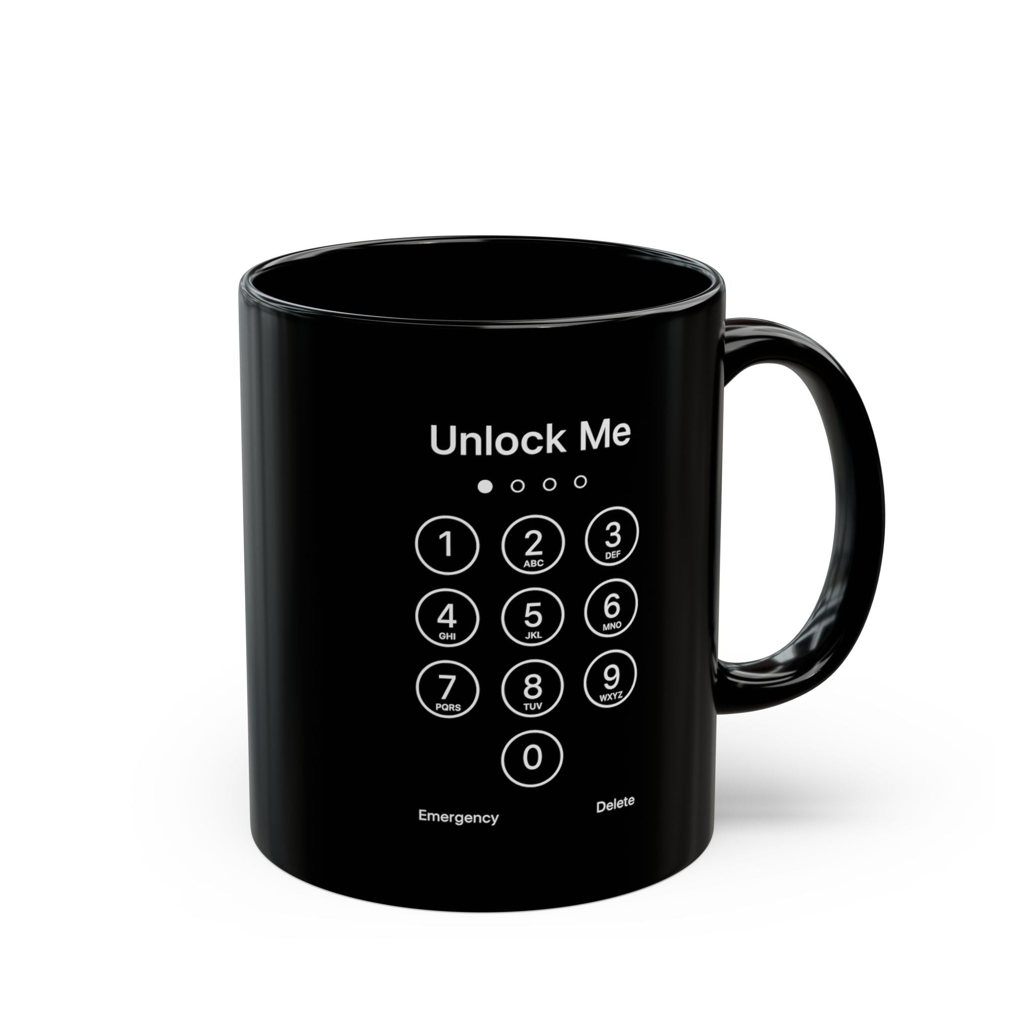 Unlock iPhone Screen – Coffee Mug (11oz & 15oz) ceramic coffee mug with funny saying