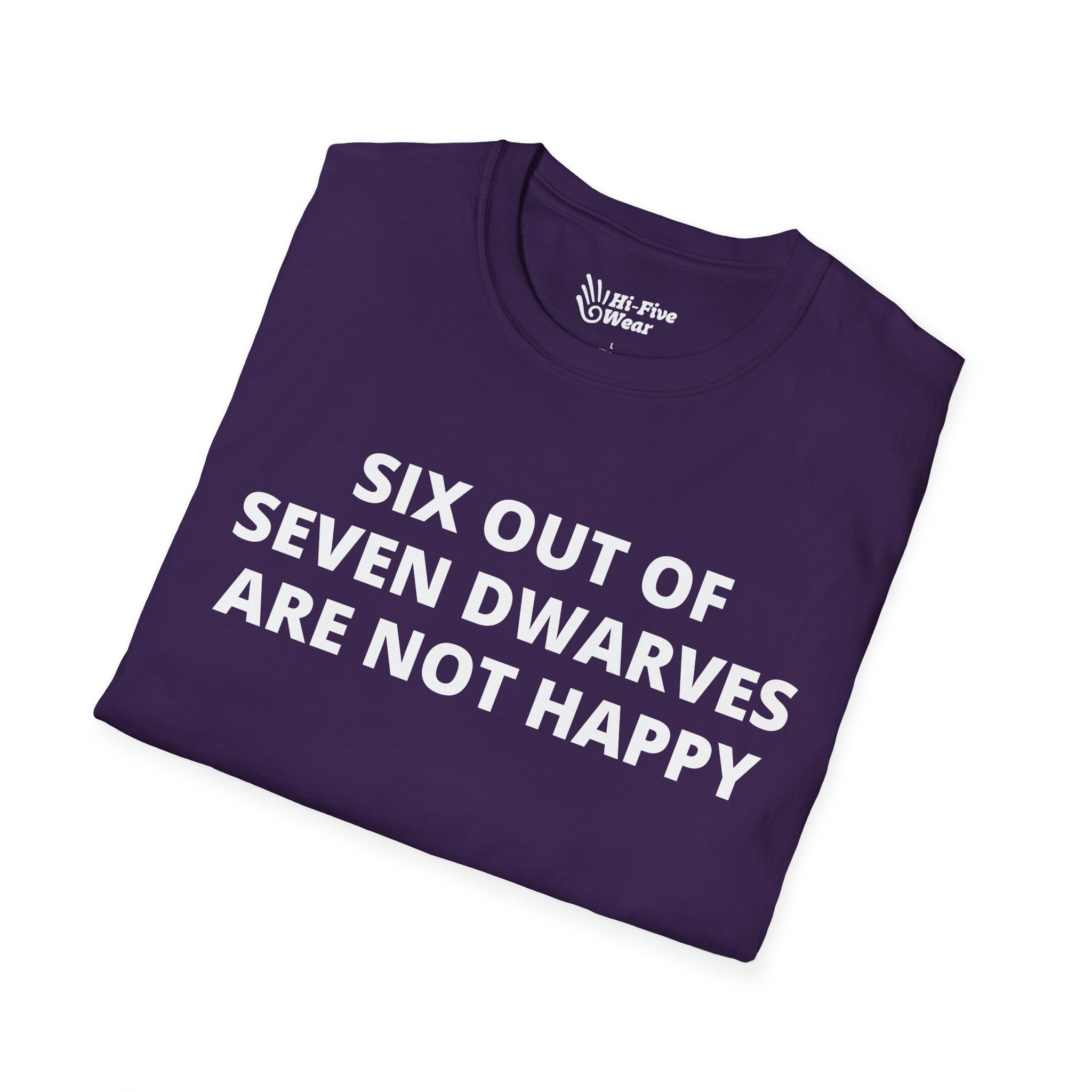 Six Out of Seven Dwarves Are Not Happy - Unisex Softstyle Tee