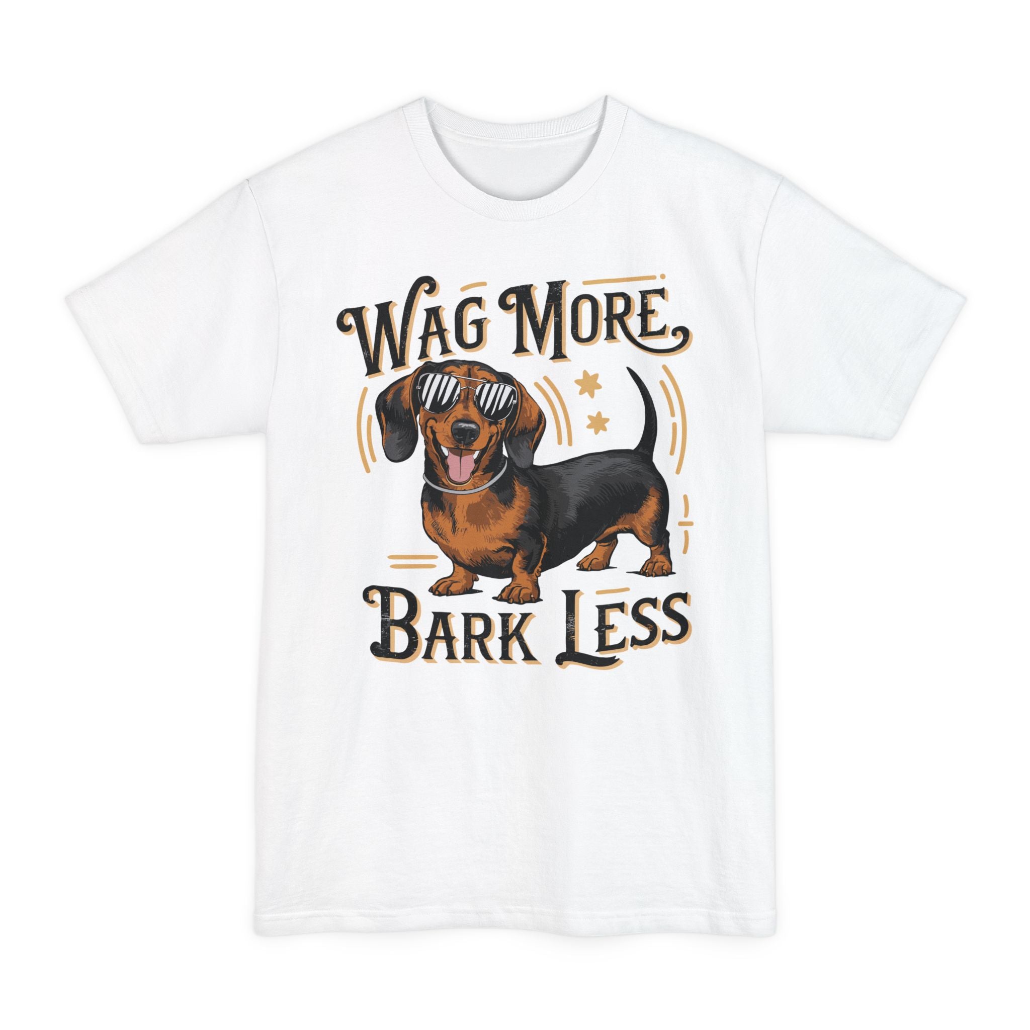 Wag More, Bark Less Dachsund Tee