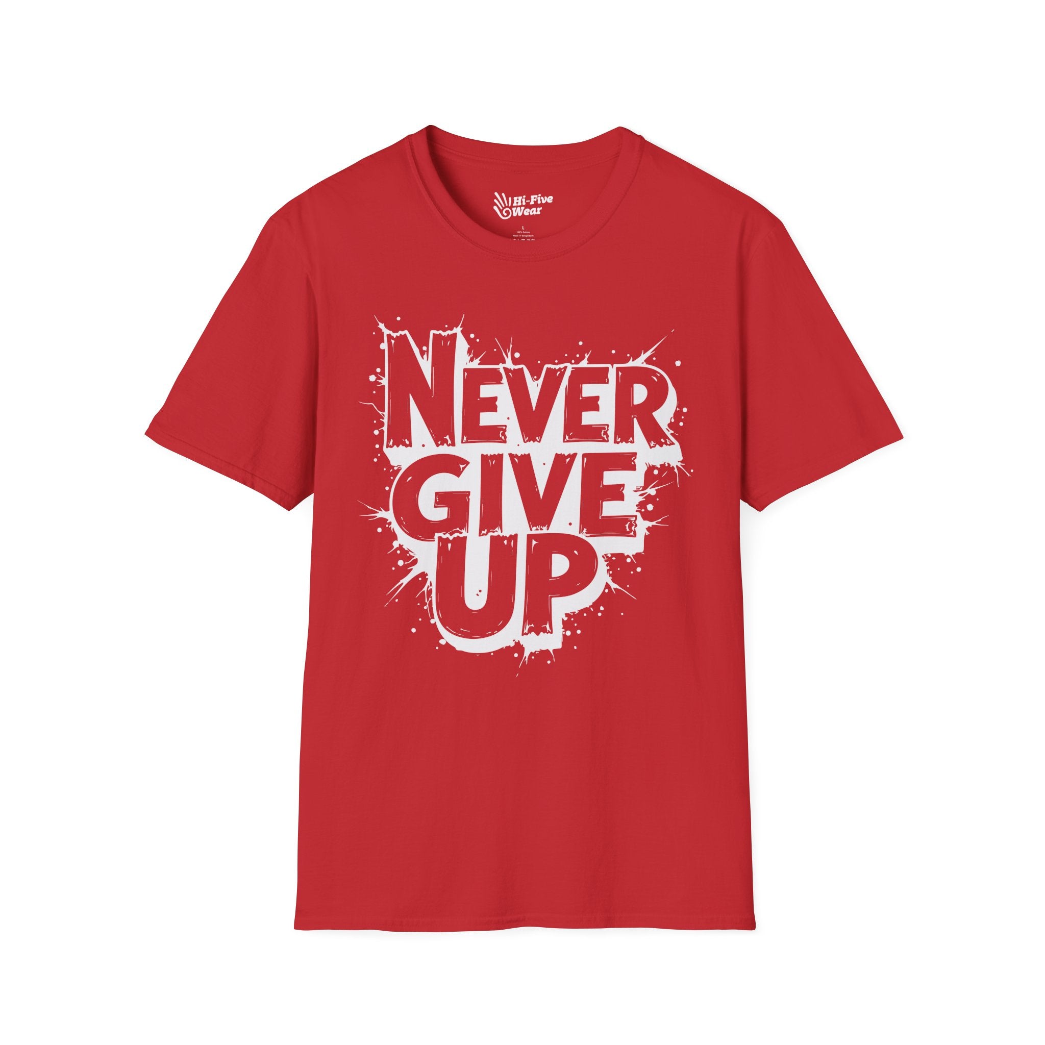 Never Give Up - Unisex Softstyle Tee