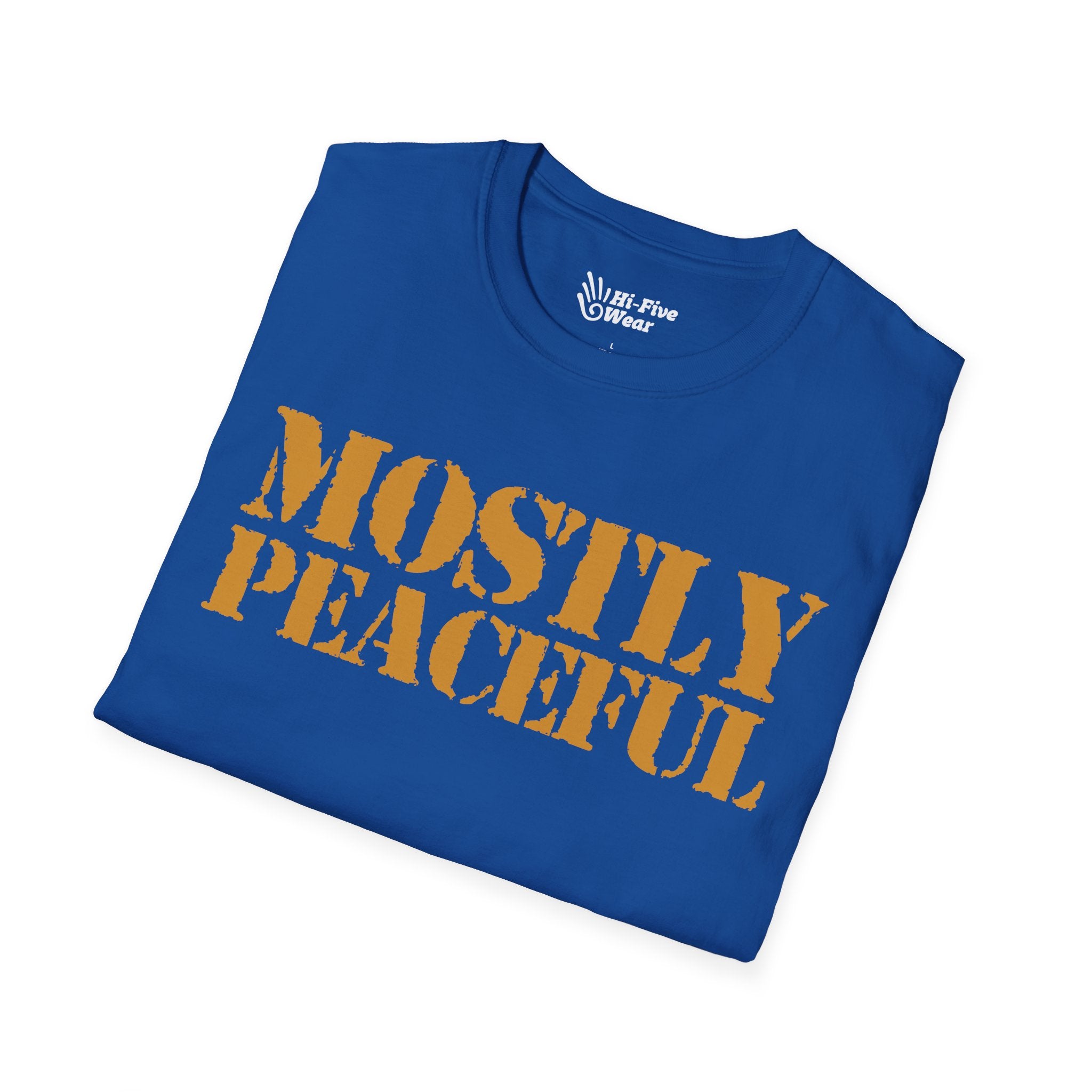 Mostly Peaceful - Unisex Softstyle Tee