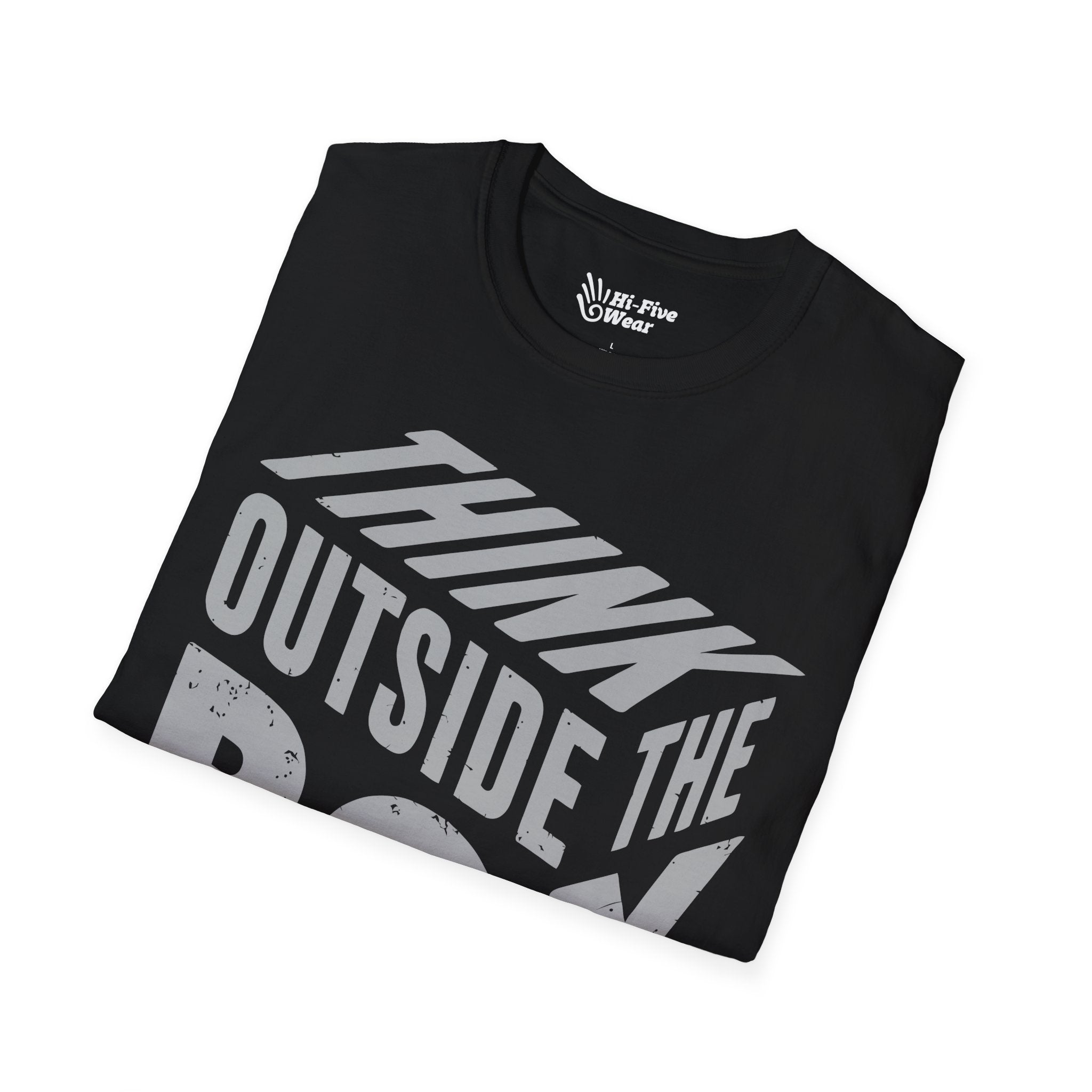 Think Outside The Box 3D  - Unisex Softstyle Tee