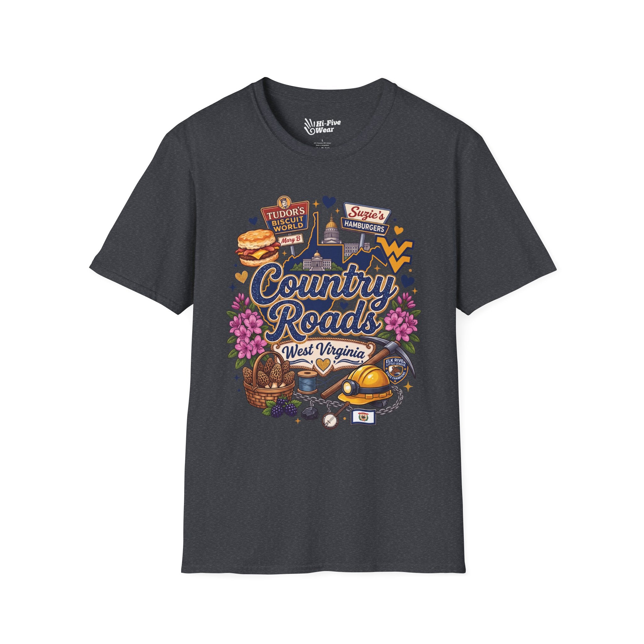Country Roads West Virginia Tee