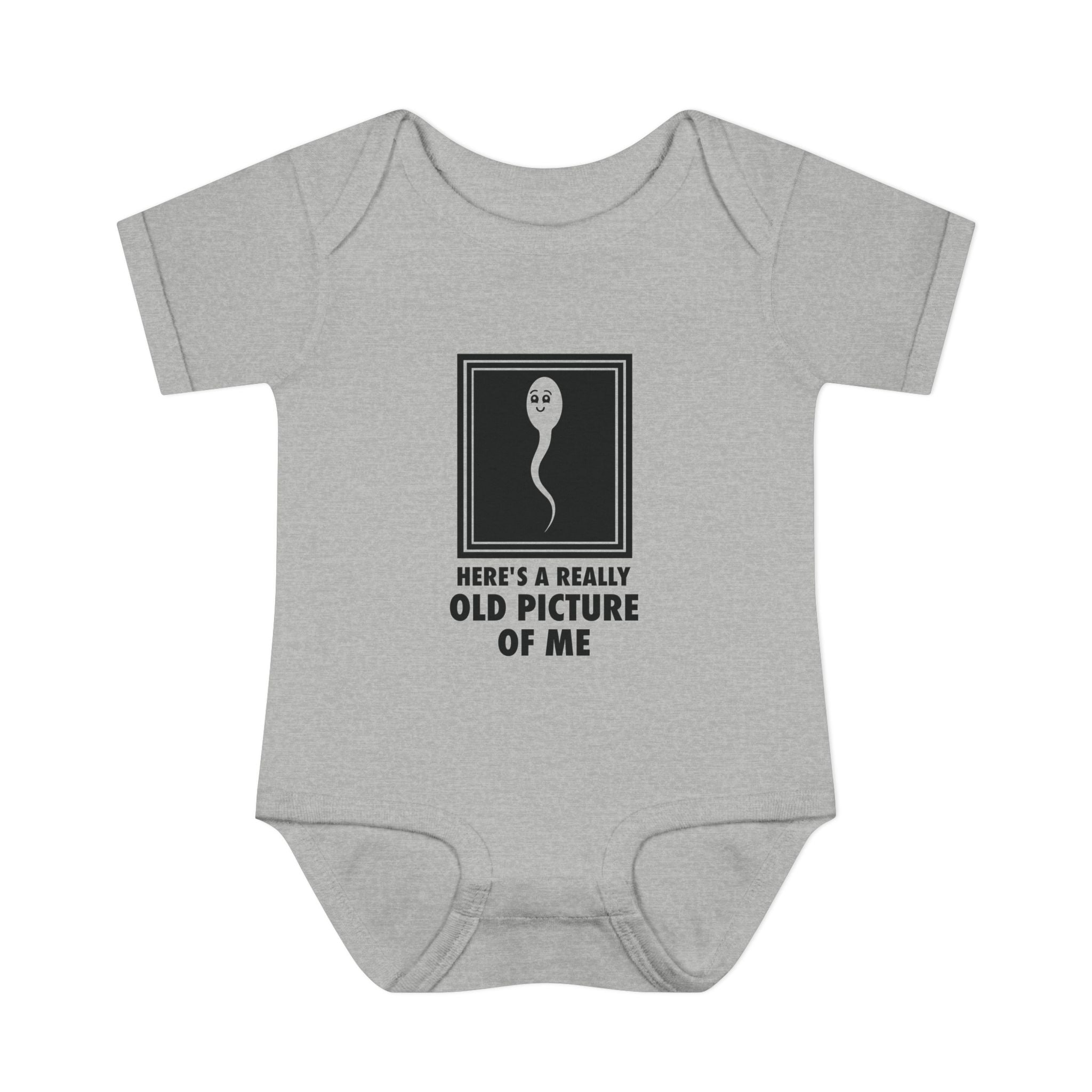 Here Is A Really Young Picture Of Me Baby Onesie