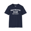 Unathletic Dept. Rest Is Best Tee graphic t-shirt with funny saying