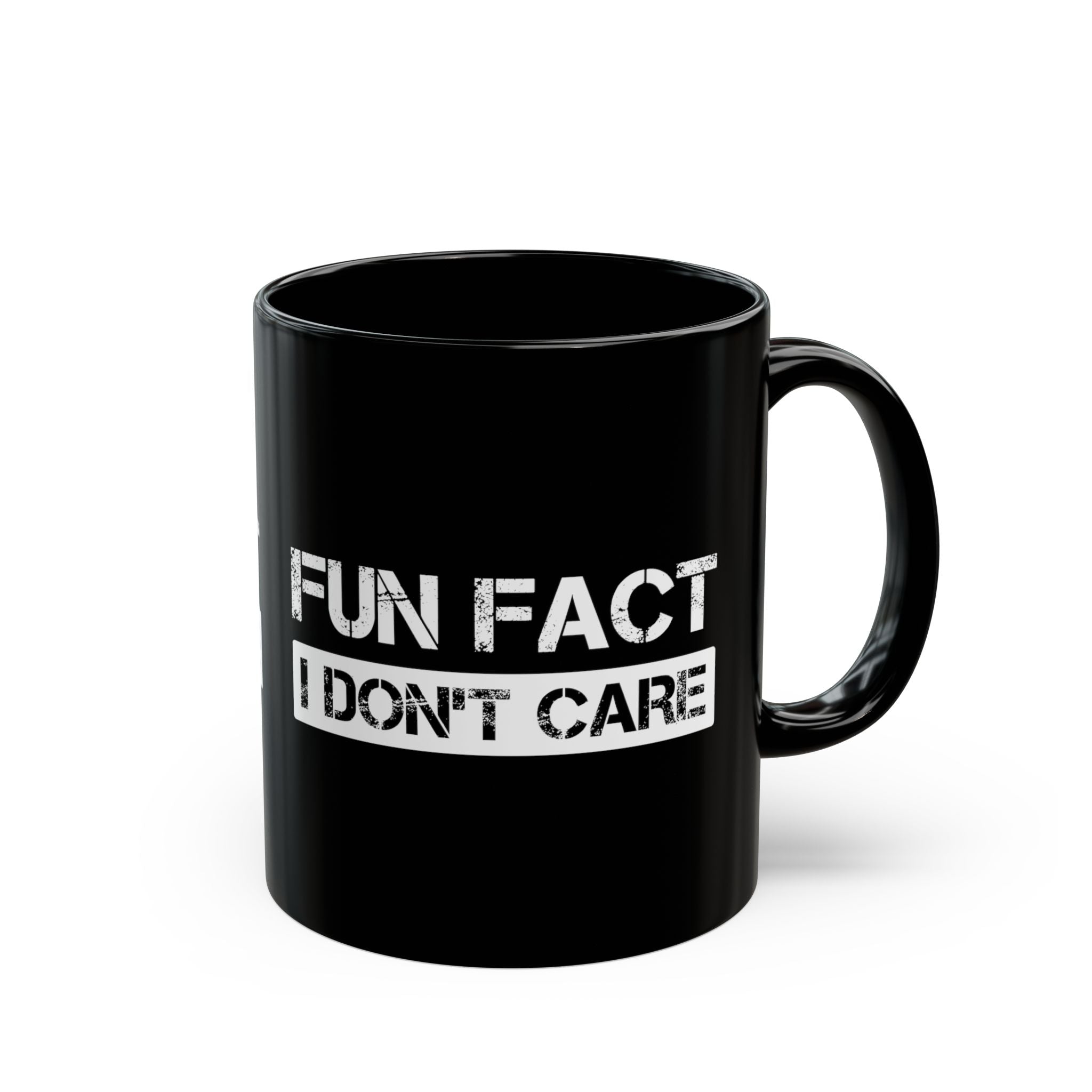 Fun Fact, I Don't Care – Coffee Mug (11oz & 15oz) ceramic coffee mug with funny saying