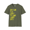 Caution May Start Talking About Cars - Unisex Softstyle Tee