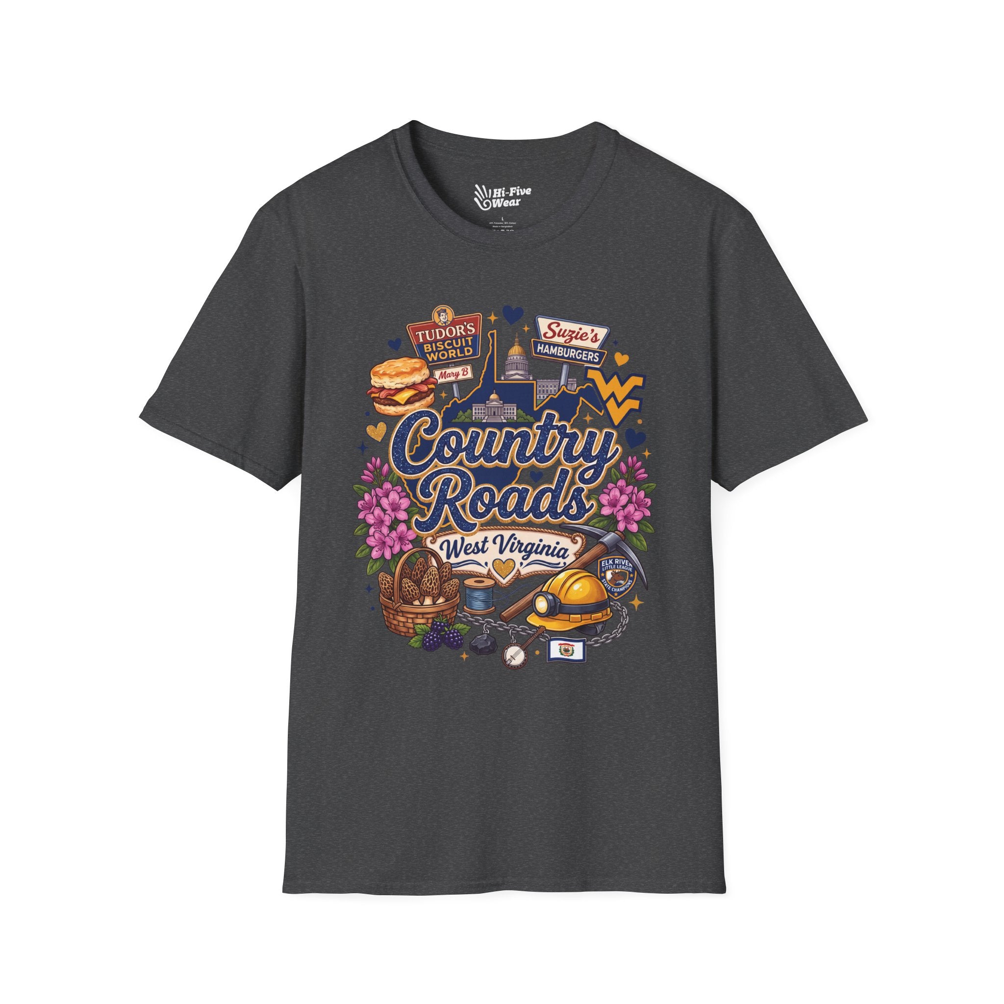 Country Roads West Virginia Tee