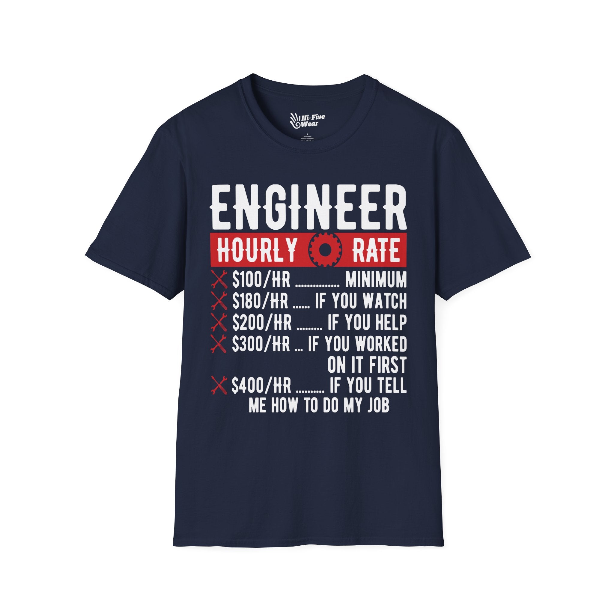 Engineering Hourly Rate Tee