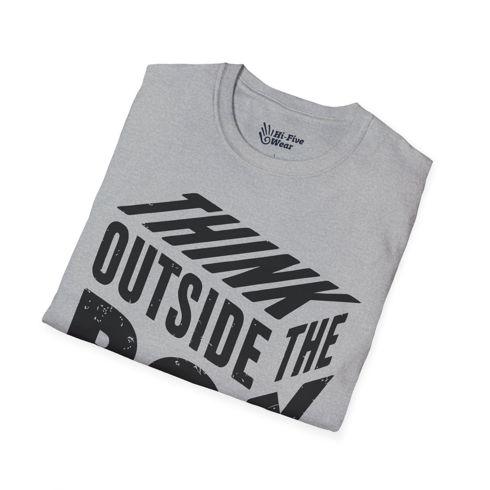 Think Outside The Box 3D  - Unisex Softstyle Tee
