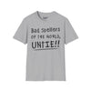Bad Spellers Of The World Untie! Tee graphic t-shirt with funny saying