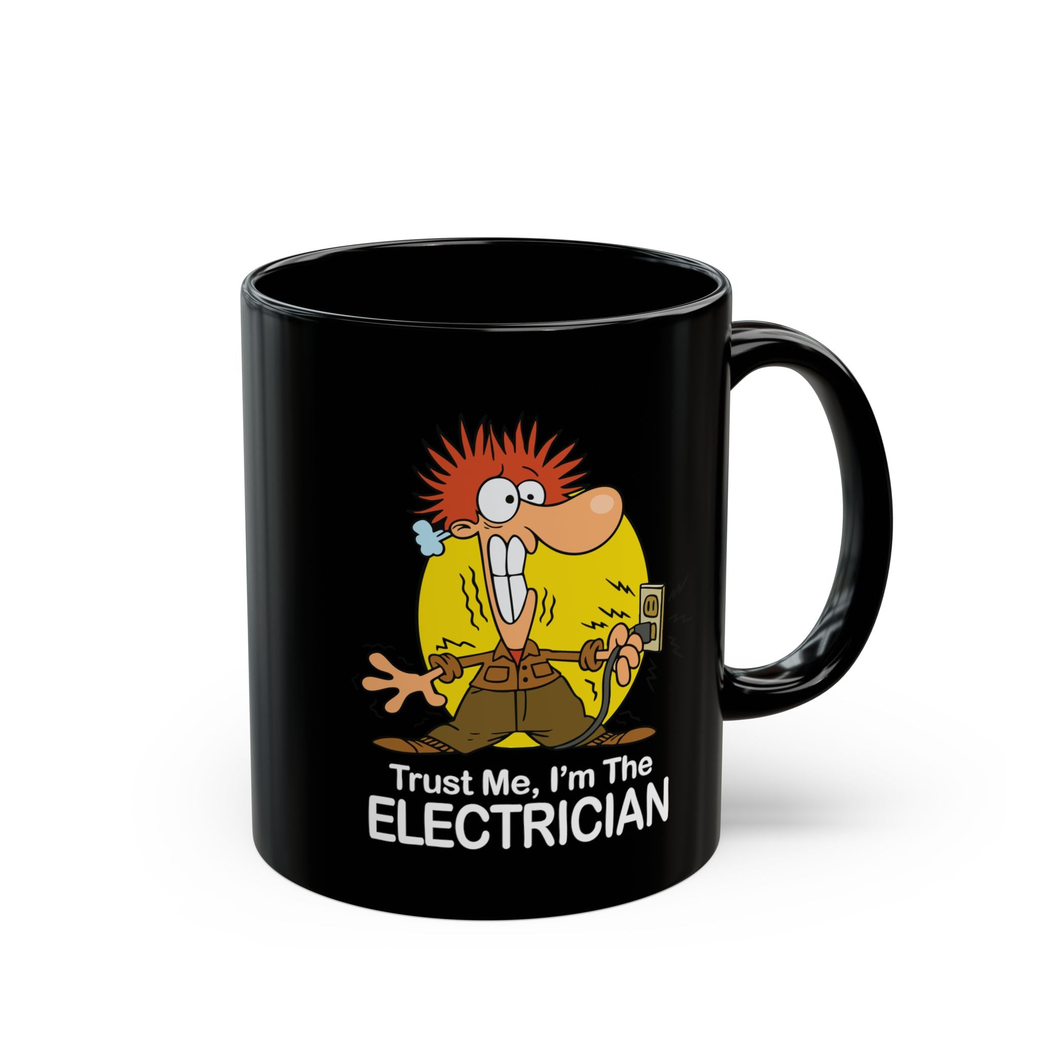 Trust Me I'm The Electrician - Coffee Mug (11oz & 15oz) ceramic coffee mug with funny saying