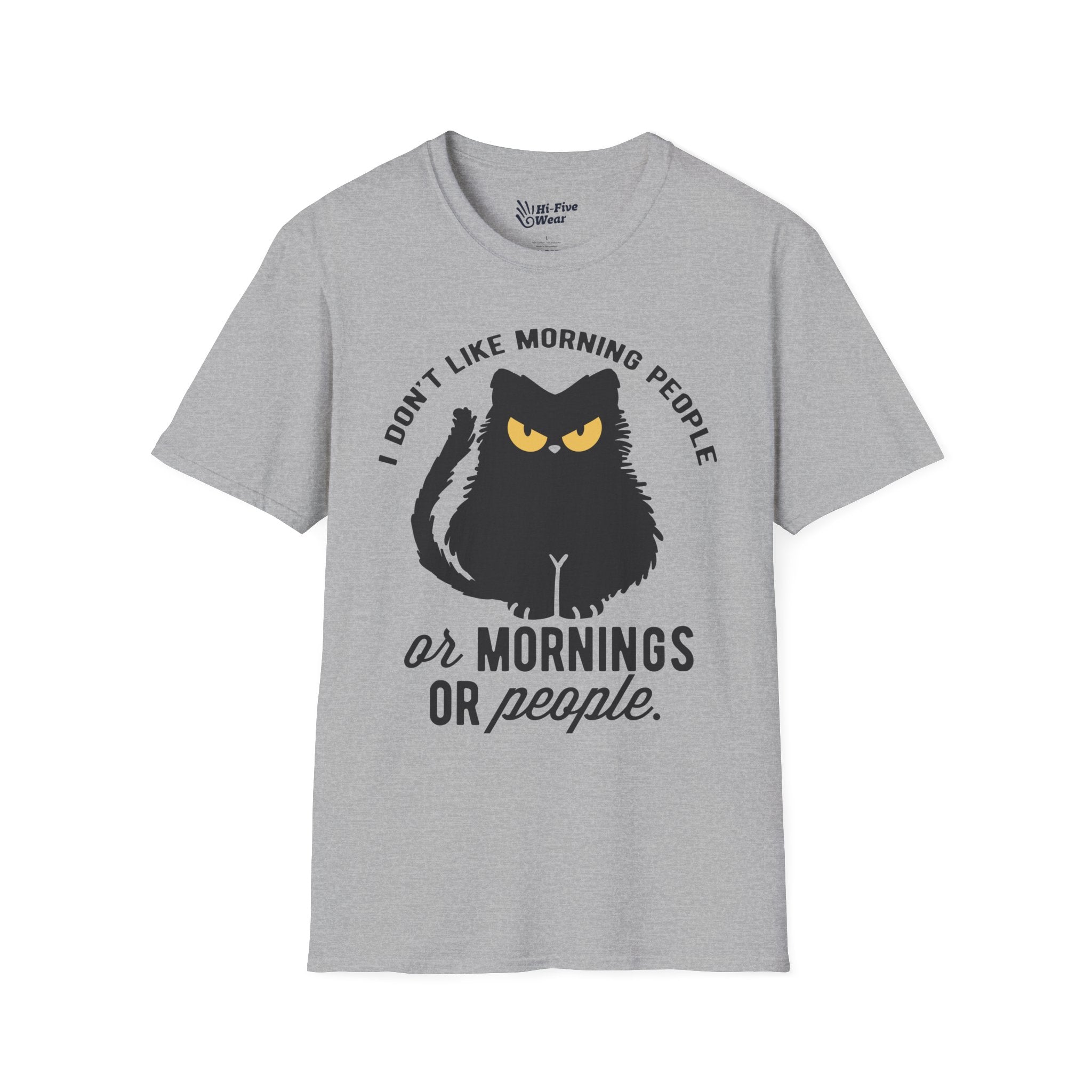 I Don't Like Morning People - Unisex Softstyle Tee