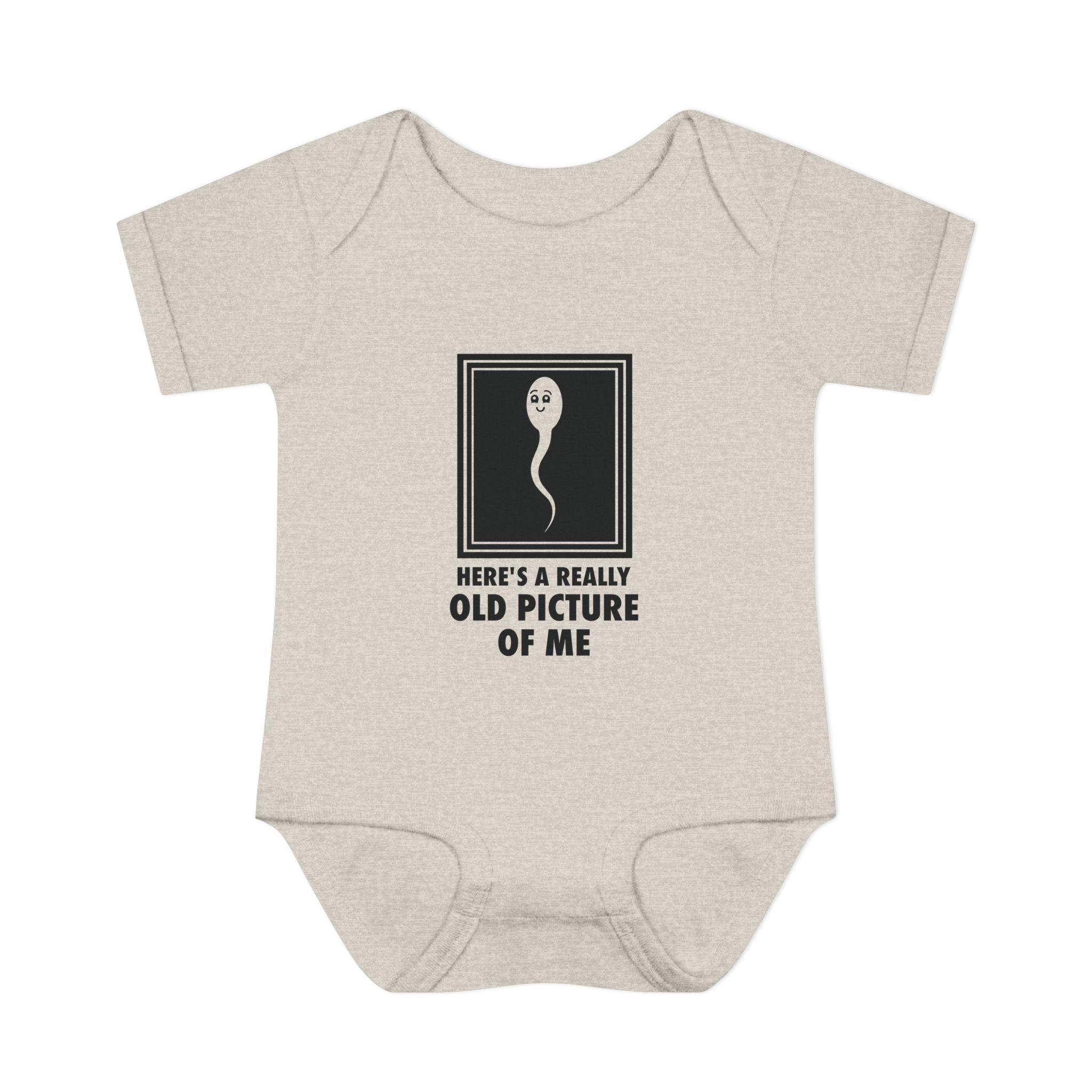 Here Is A Really Young Picture Of Me Baby Onesie