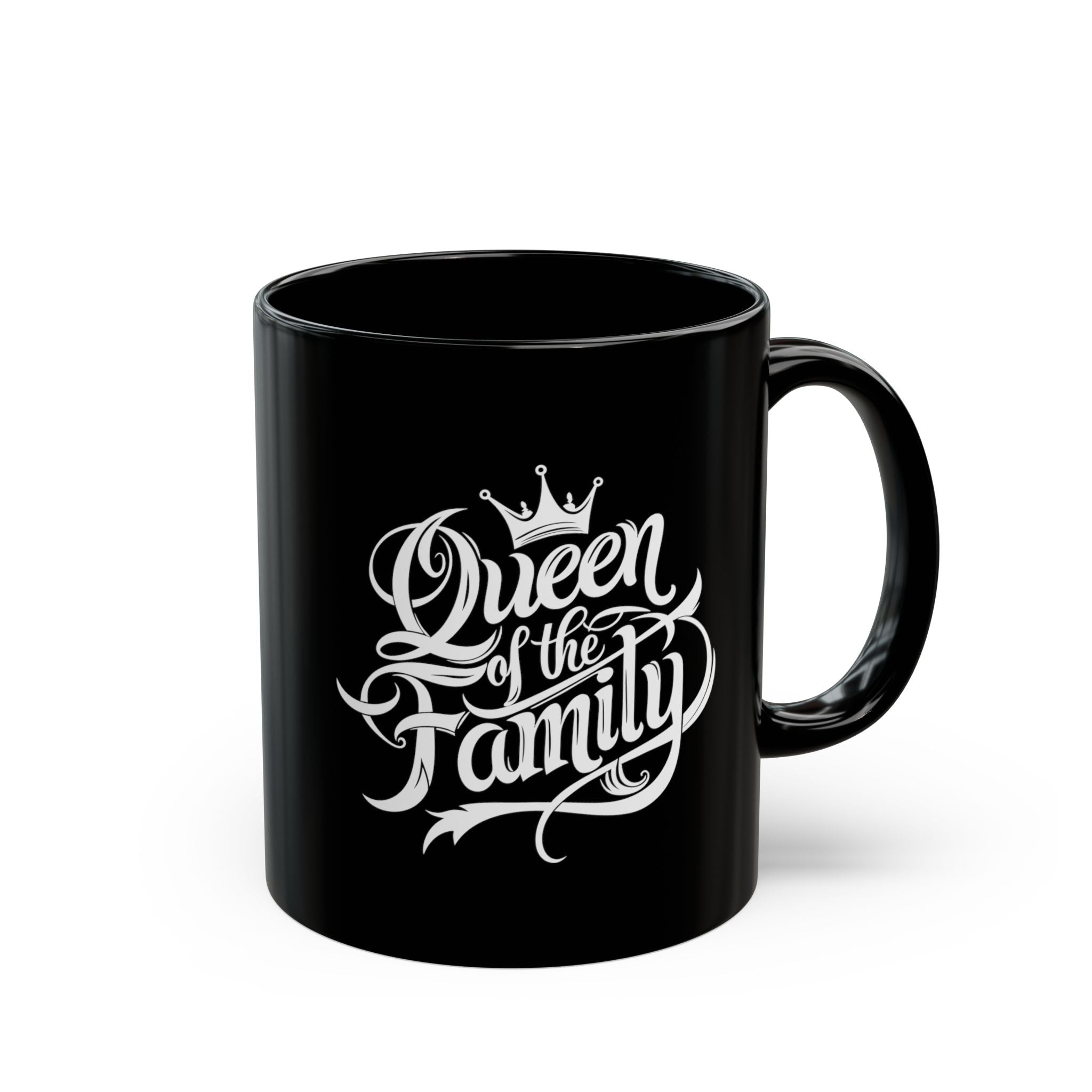 Queen Of The Family – Coffee Mug (11oz & 15oz) ceramic coffee mug with funny saying