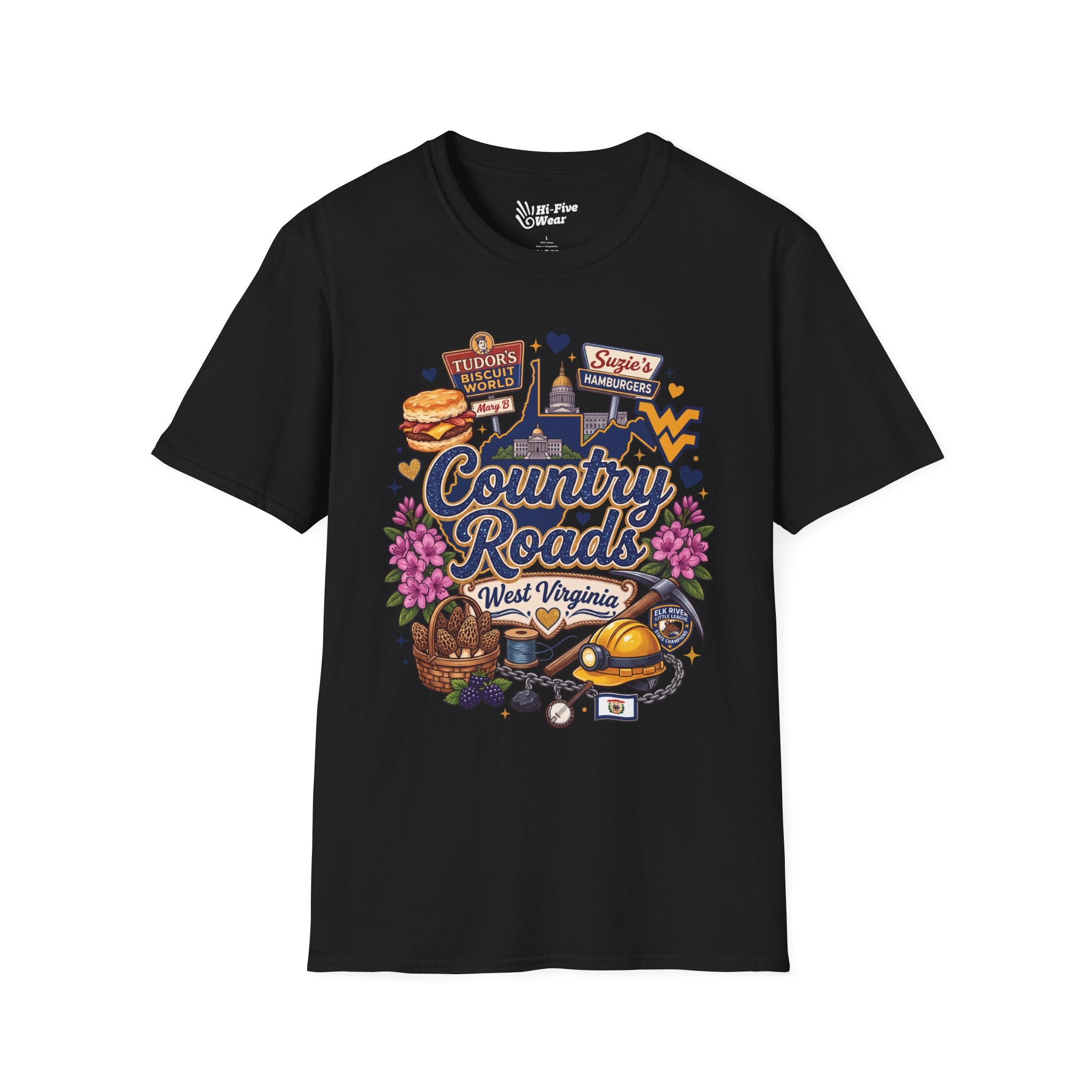 Country Roads West Virginia Tee