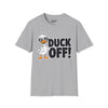 Duck Off Tee graphic t-shirt with funny saying