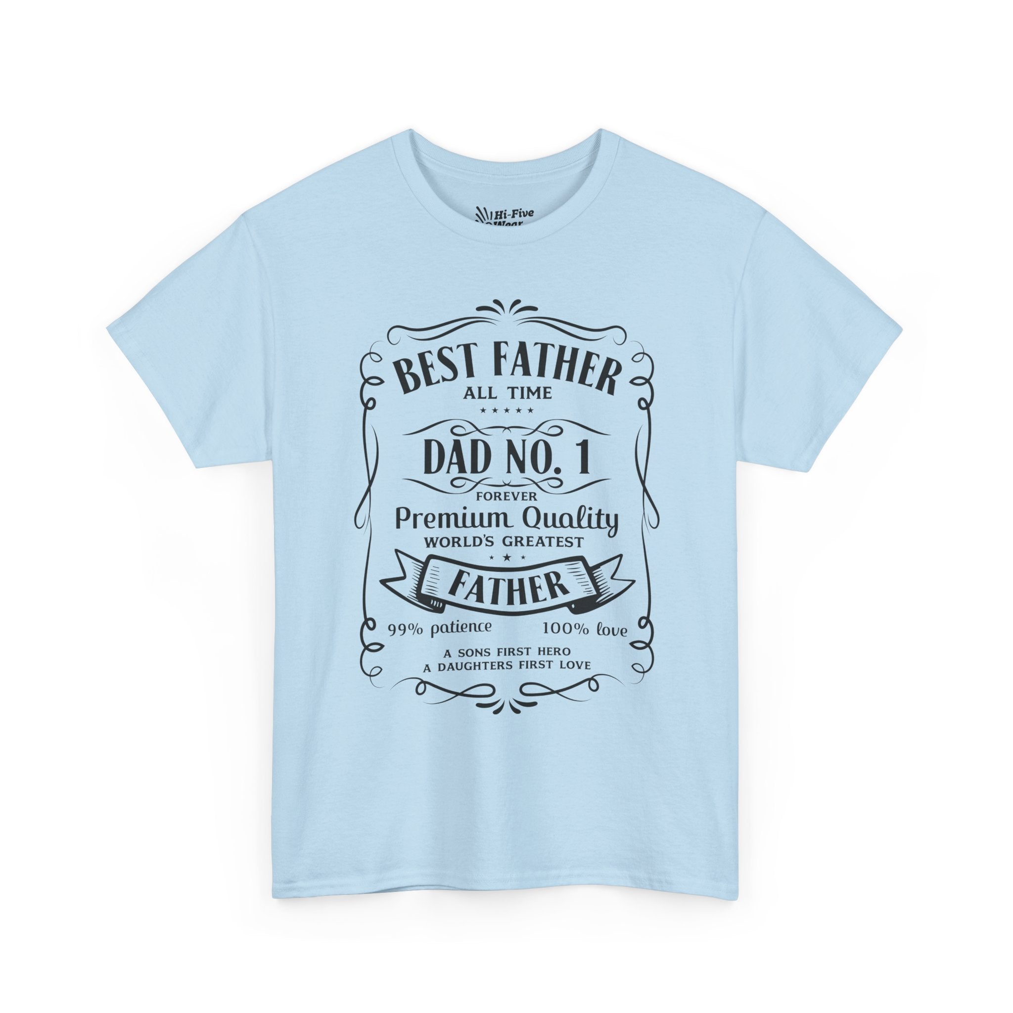 Jack Daniels Label Best Father Tee