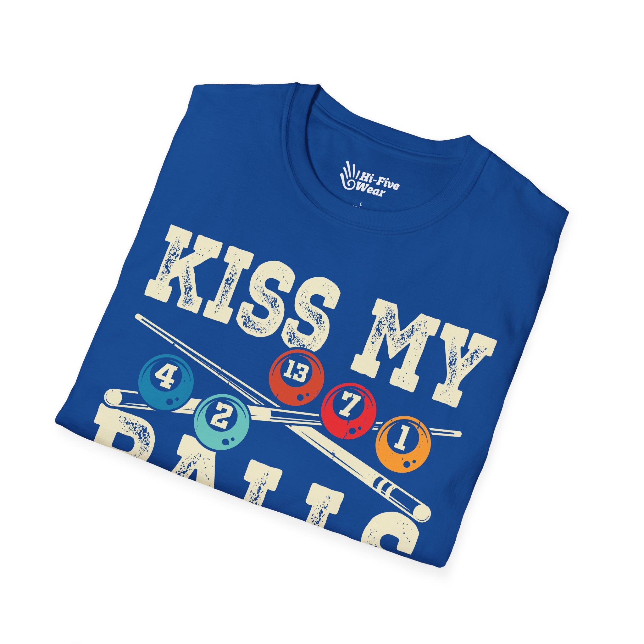 Kiss My Balls For Good Luck - Unisex Softstyle Tee
