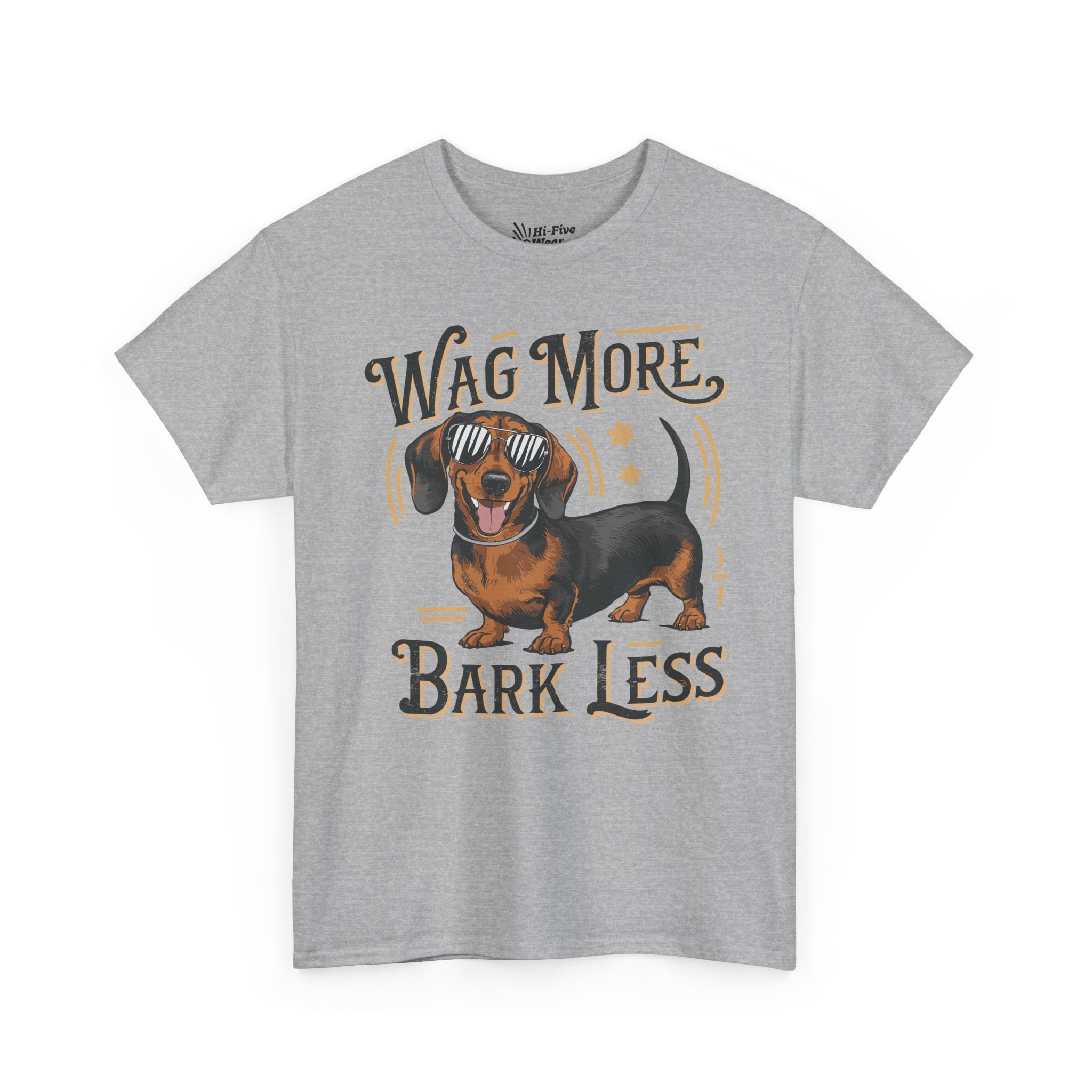Wag More, Bark Less Dachsund Tee