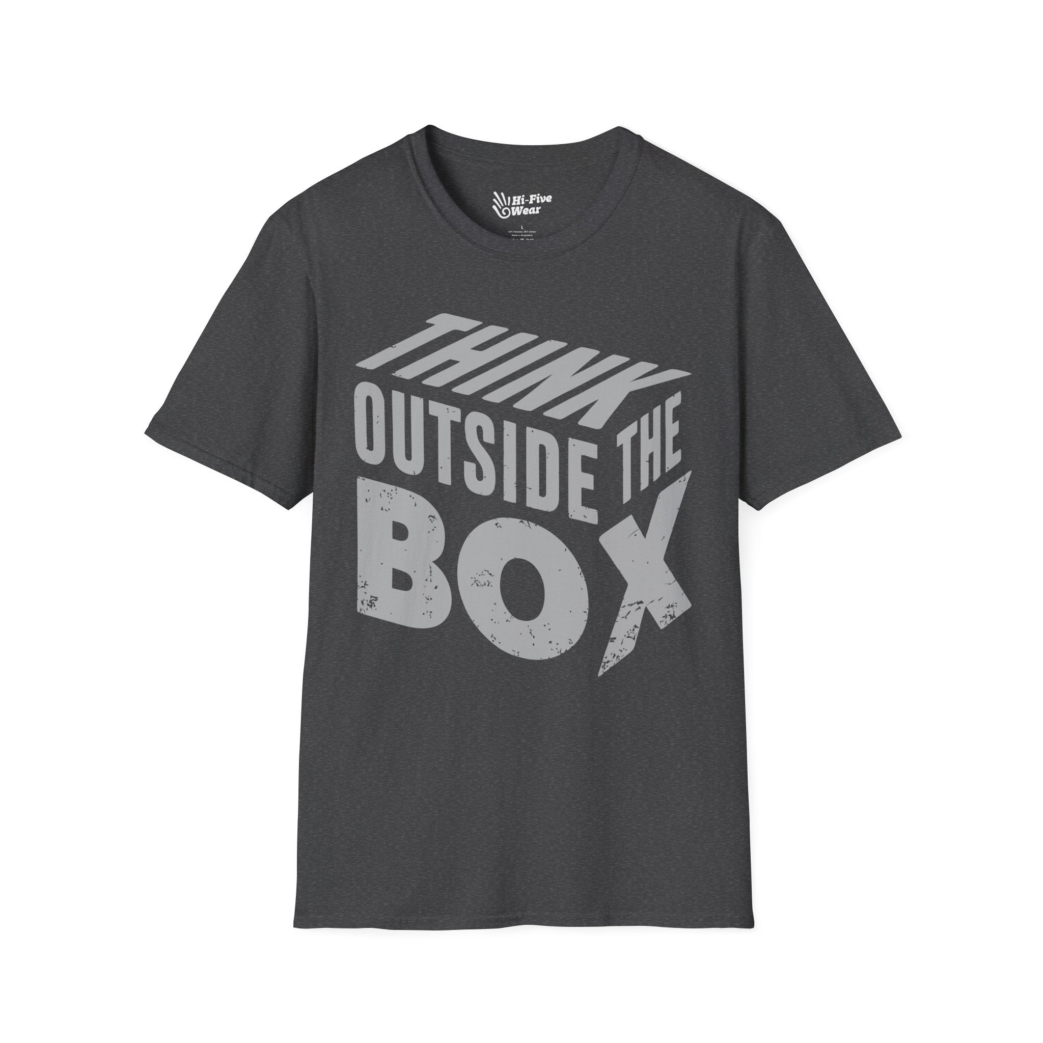 Think Outside The Box 3D  - Unisex Softstyle Tee