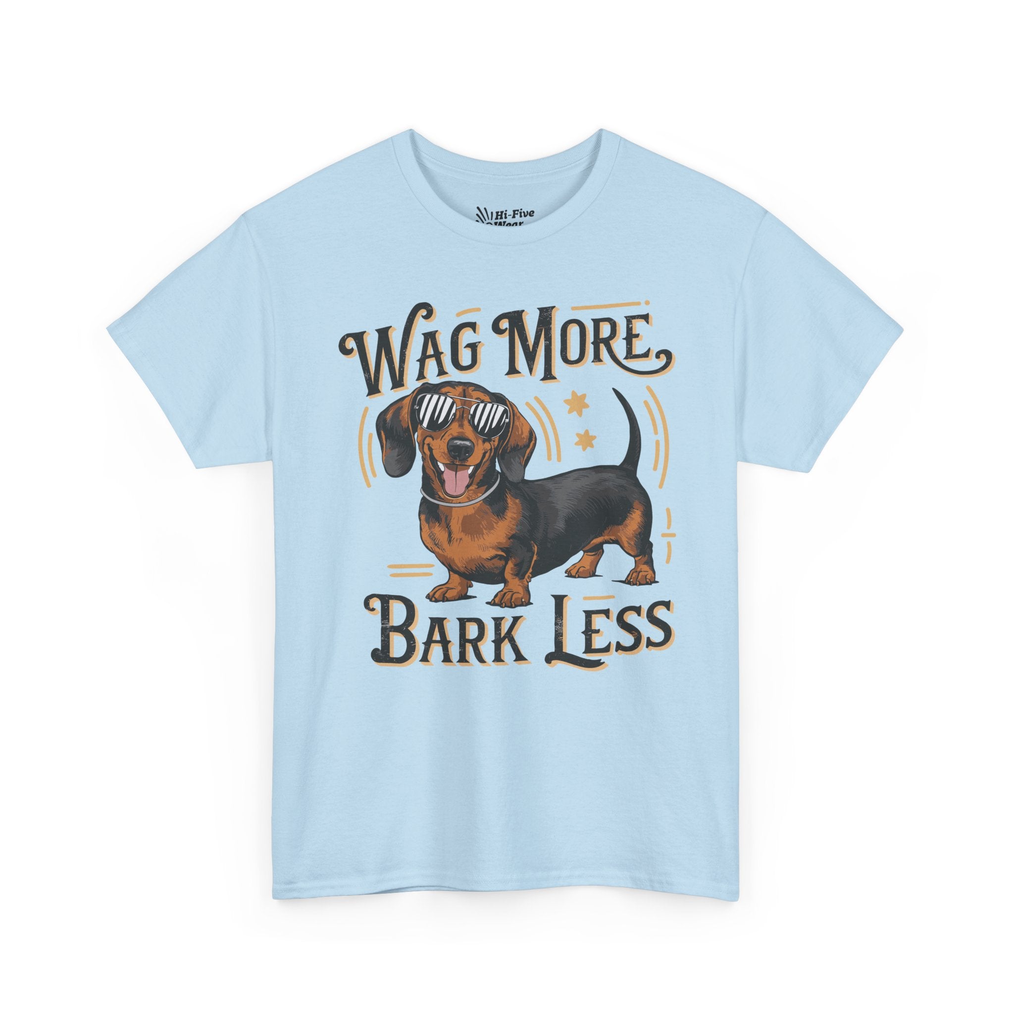 Wag More, Bark Less Dachsund Tee
