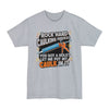 Rock Hard Caulking Service... - Big & Tall Tee graphic t-shirt with funny saying