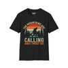 The Mountains Are Calling & I Must Go - Unisex Softstyle Tee